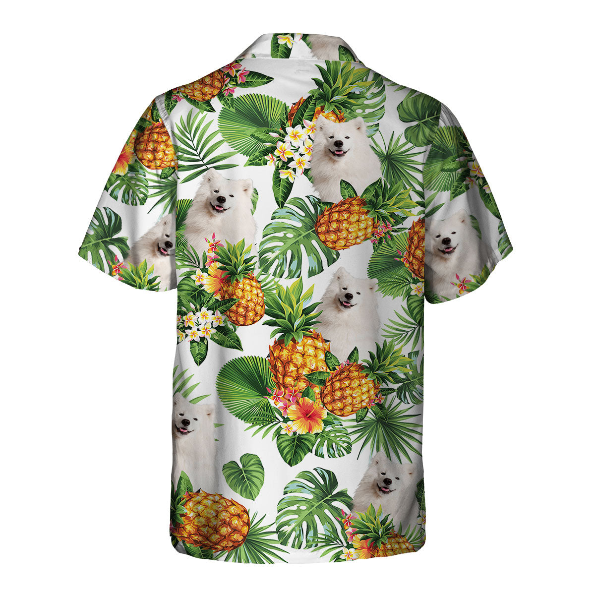 Samoyed - Tropical Pattern Hawaiian Shirt
