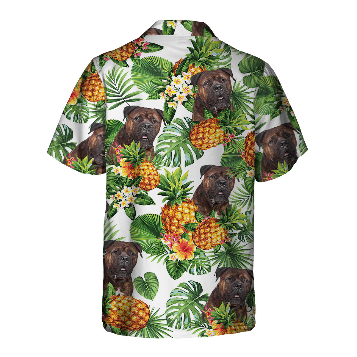 Bullmastiff - Tropical Pattern Hawaiian Shirt