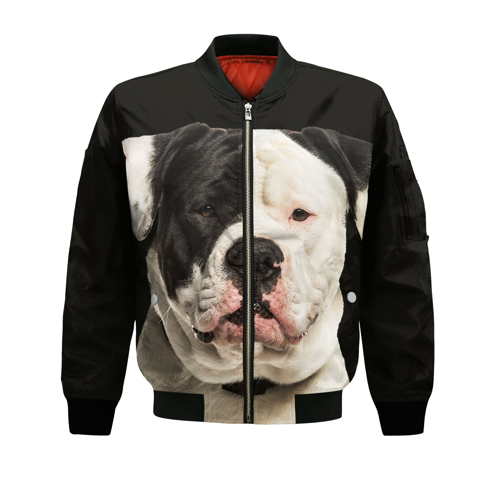 American bulldog - Unisex 3D Graphic Bomber Jacket