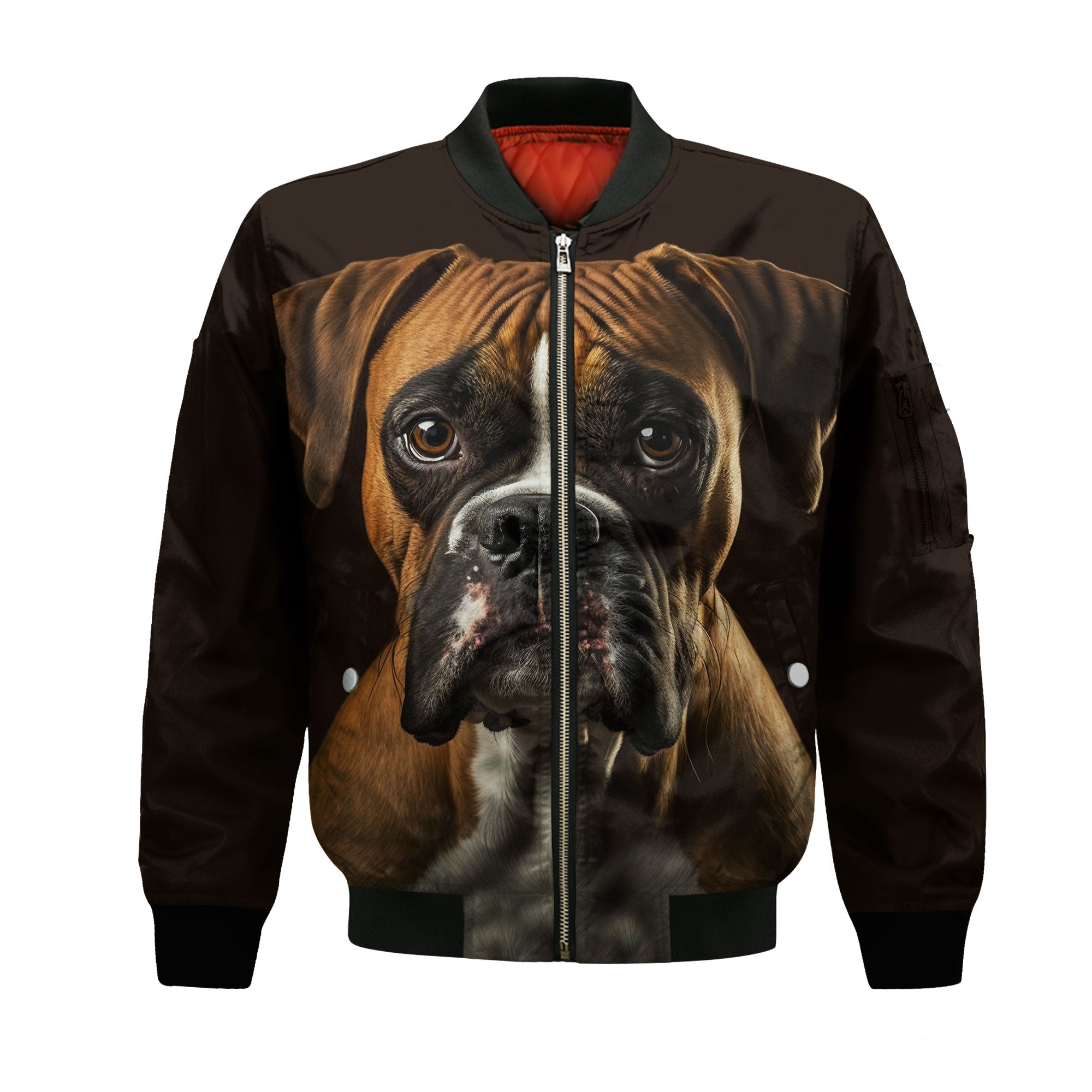Boxer AI - Unisex 3D Graphic Bomber Jacket