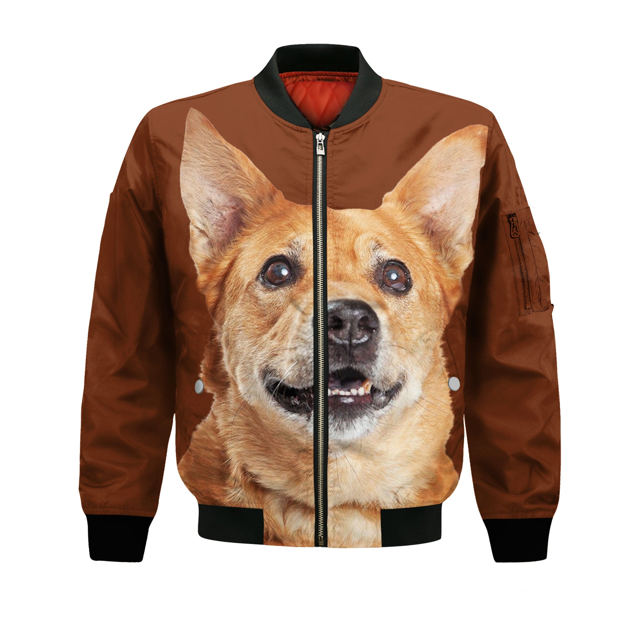 Carolina Dog - Unisex 3D Graphic Bomber Jacket