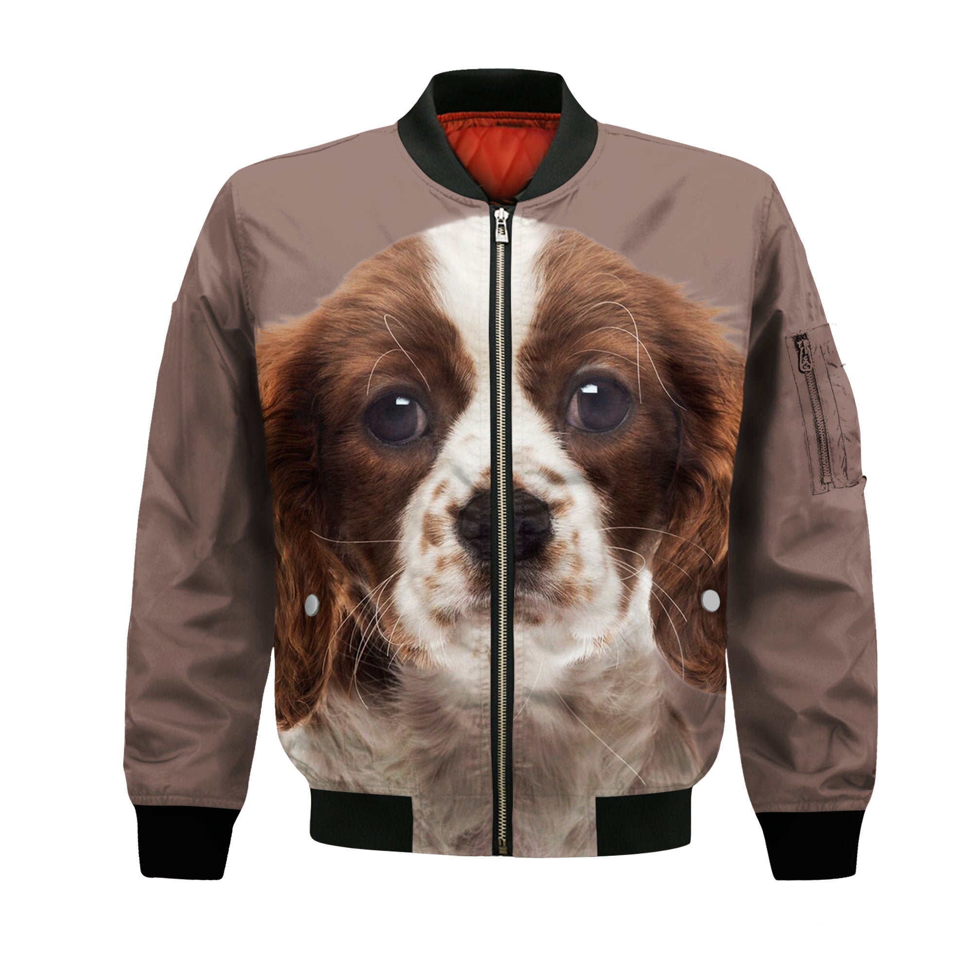 Cavalier King Charles Spaniel - Unisex 3D Graphic Bomber Jacket