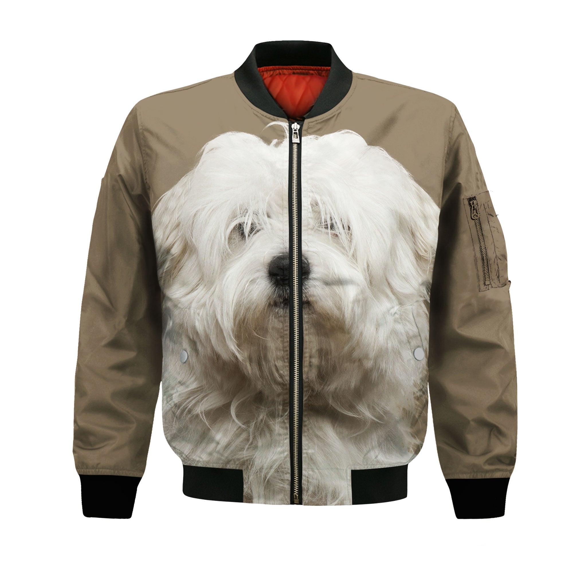Coton de Tulear - Unisex 3D Graphic Bomber Jacket