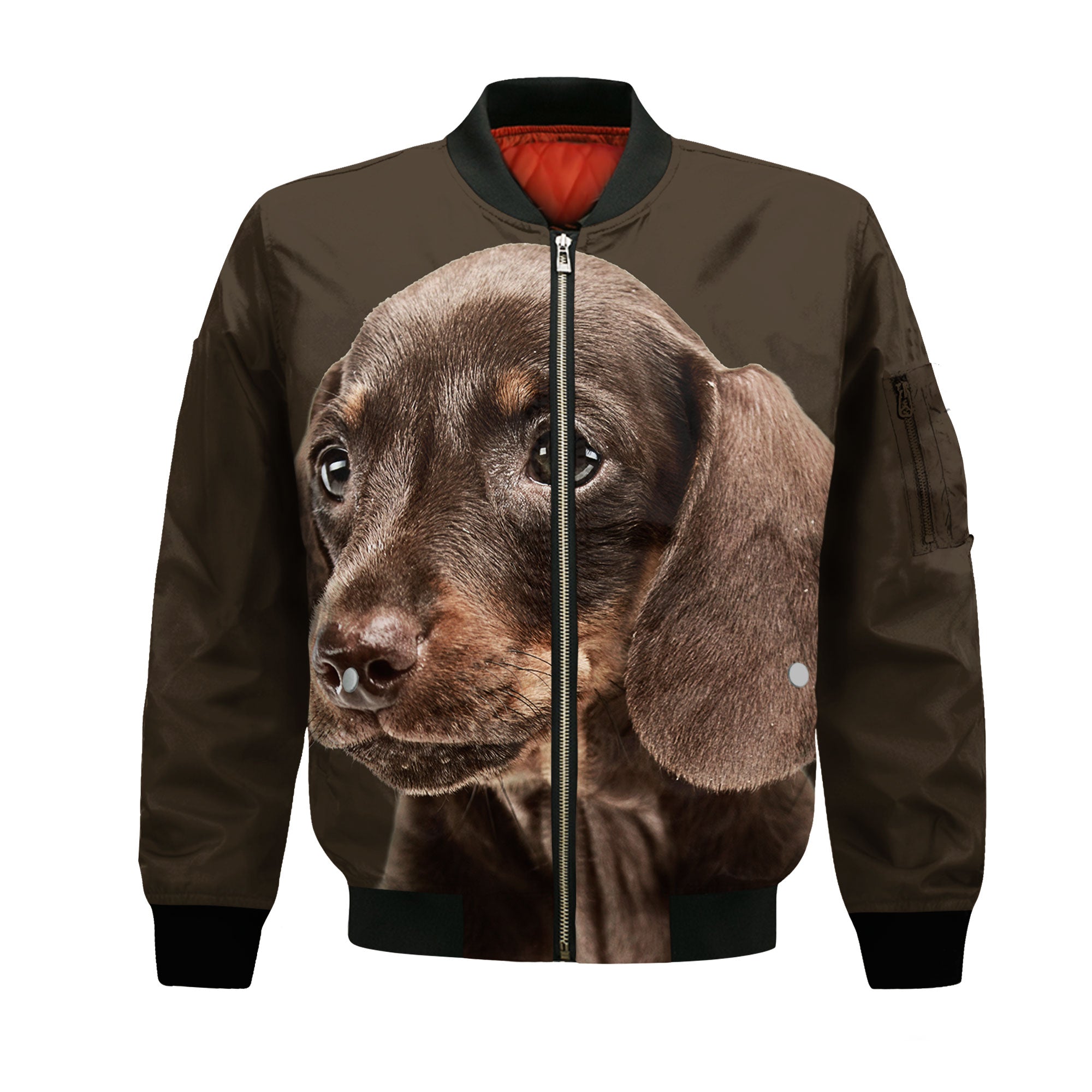 Dachshund - Unisex 3D Graphic Bomber Jacket