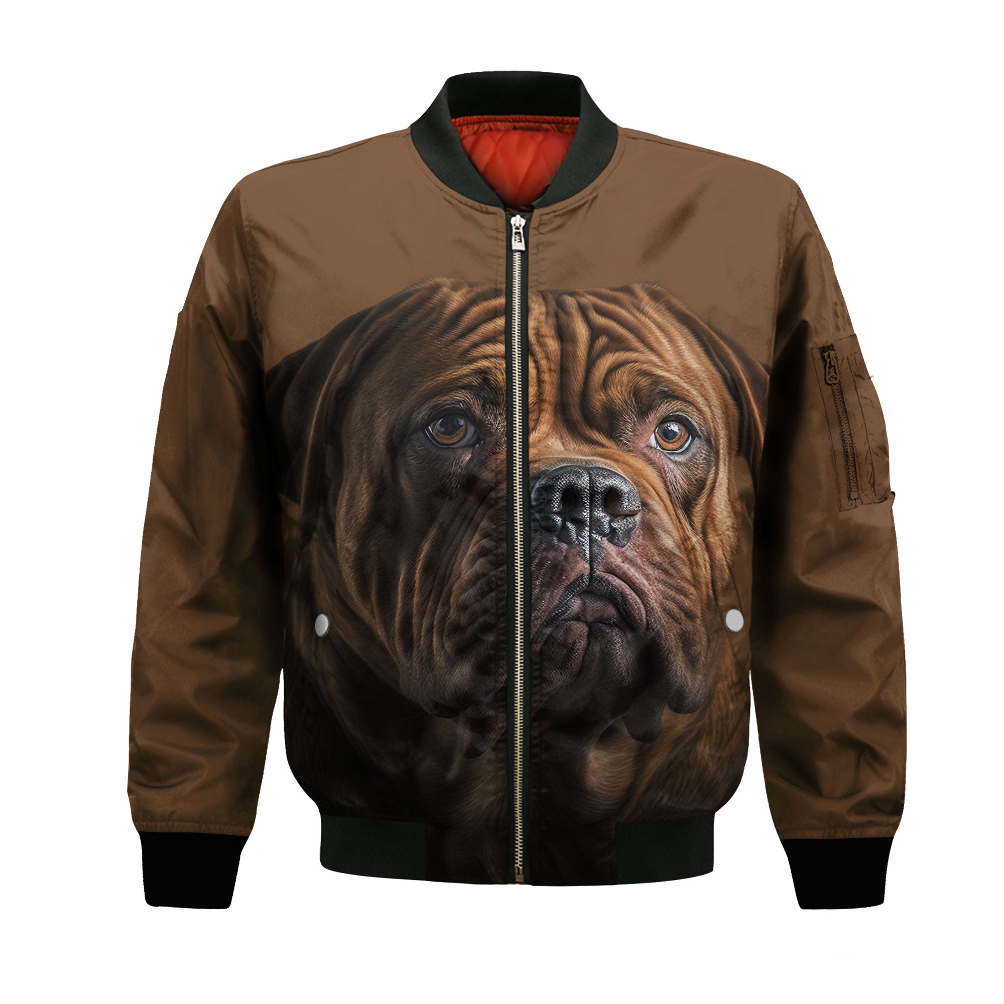 Dogue de Bordeaux AI - Unisex 3D Graphic Bomber Jacket