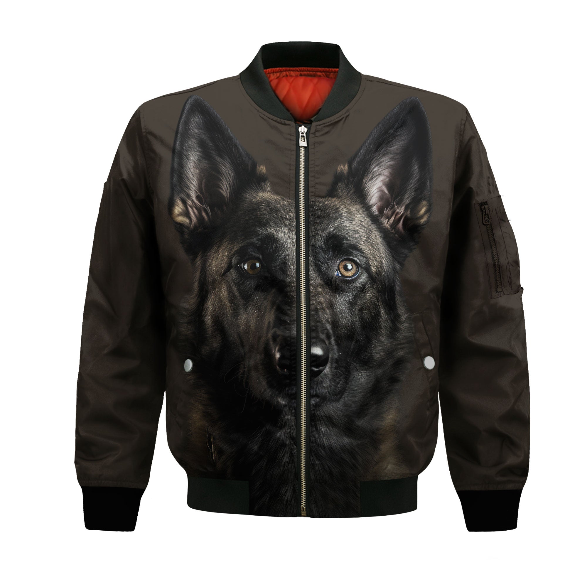 Dutch Shepherd AI - Unisex 3D Graphic Bomber Jacket
