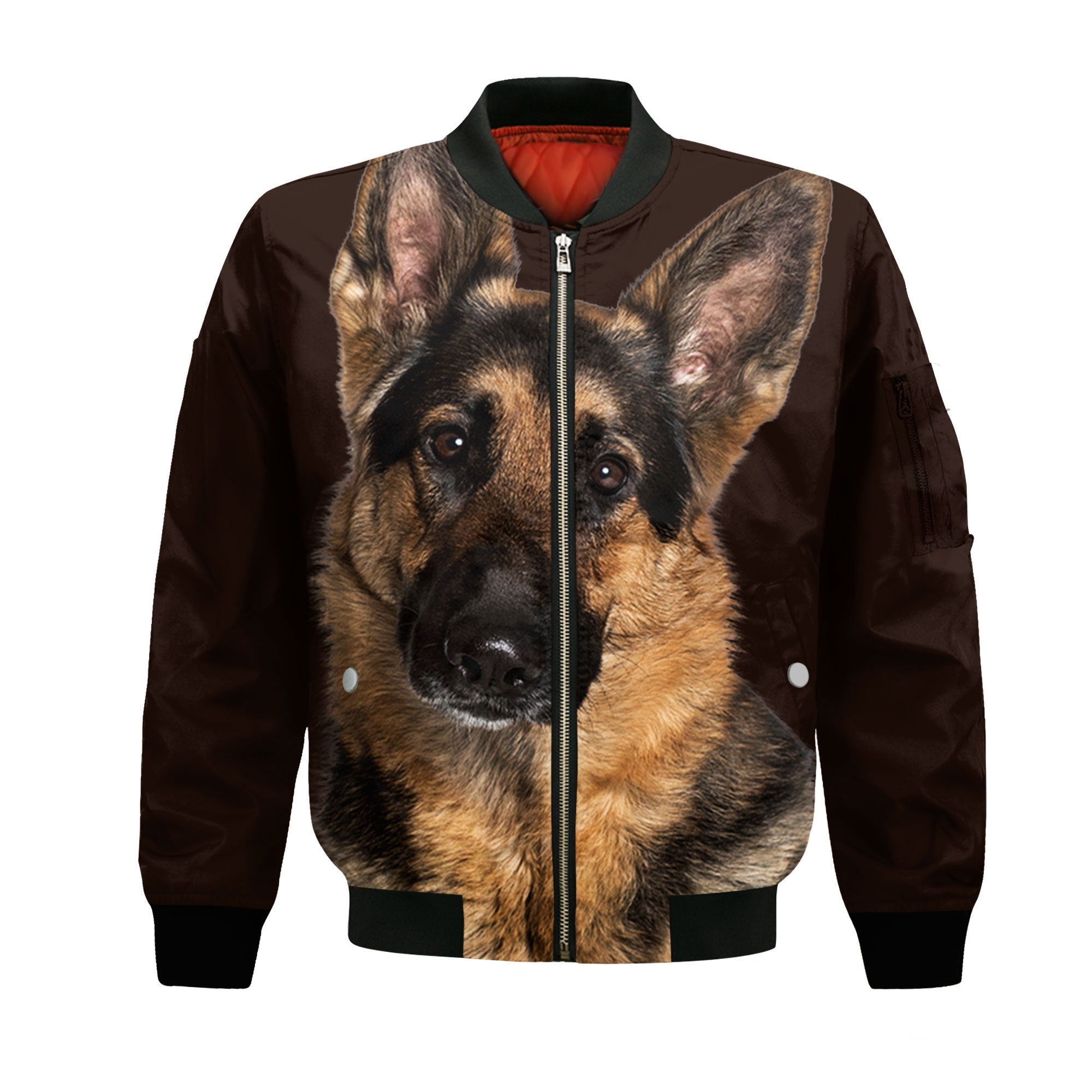 German Shepherd Dog - Unisex 3D Graphic Bomber Jacket