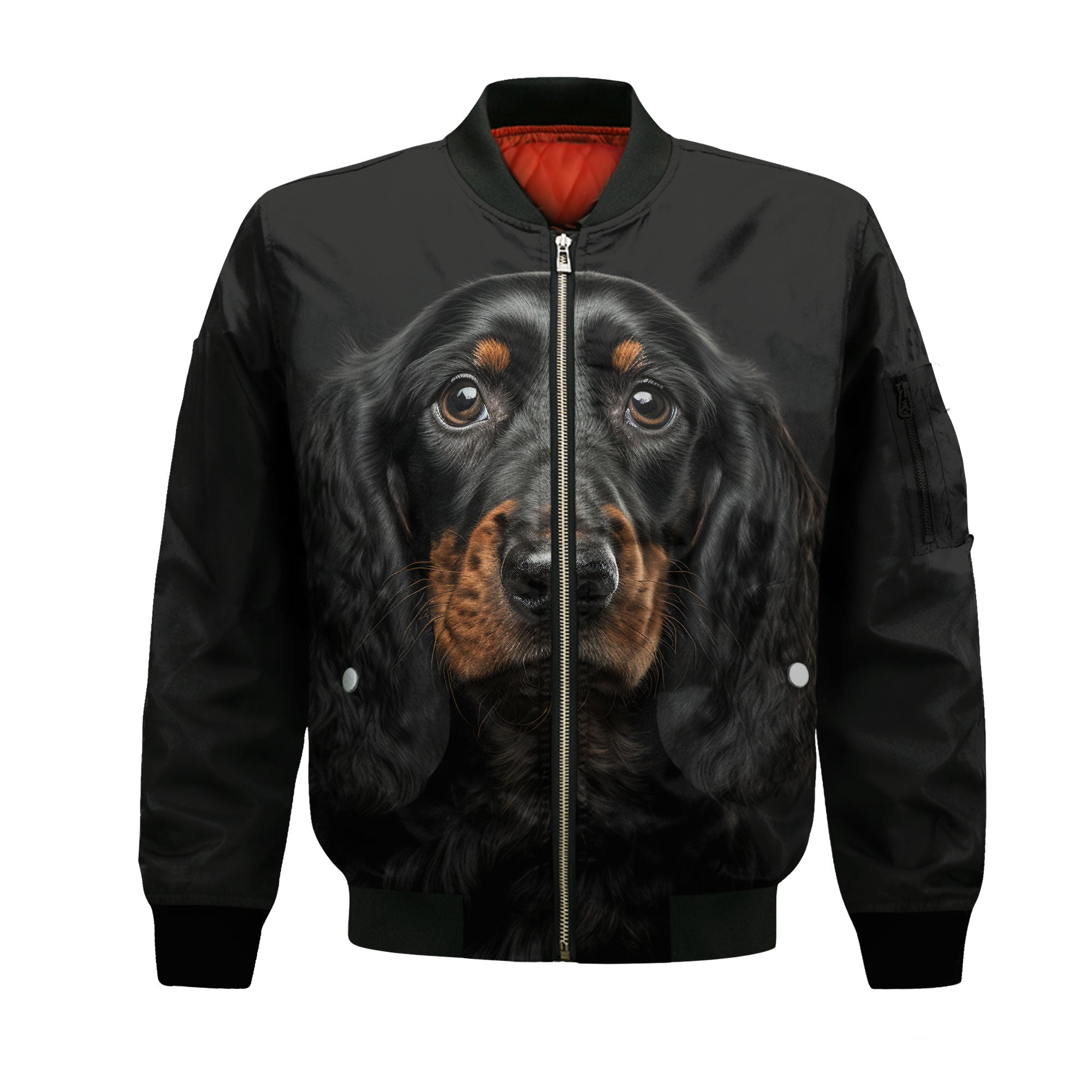 Gordon Setter 1 AI - Unisex 3D Graphic Bomber Jacket
