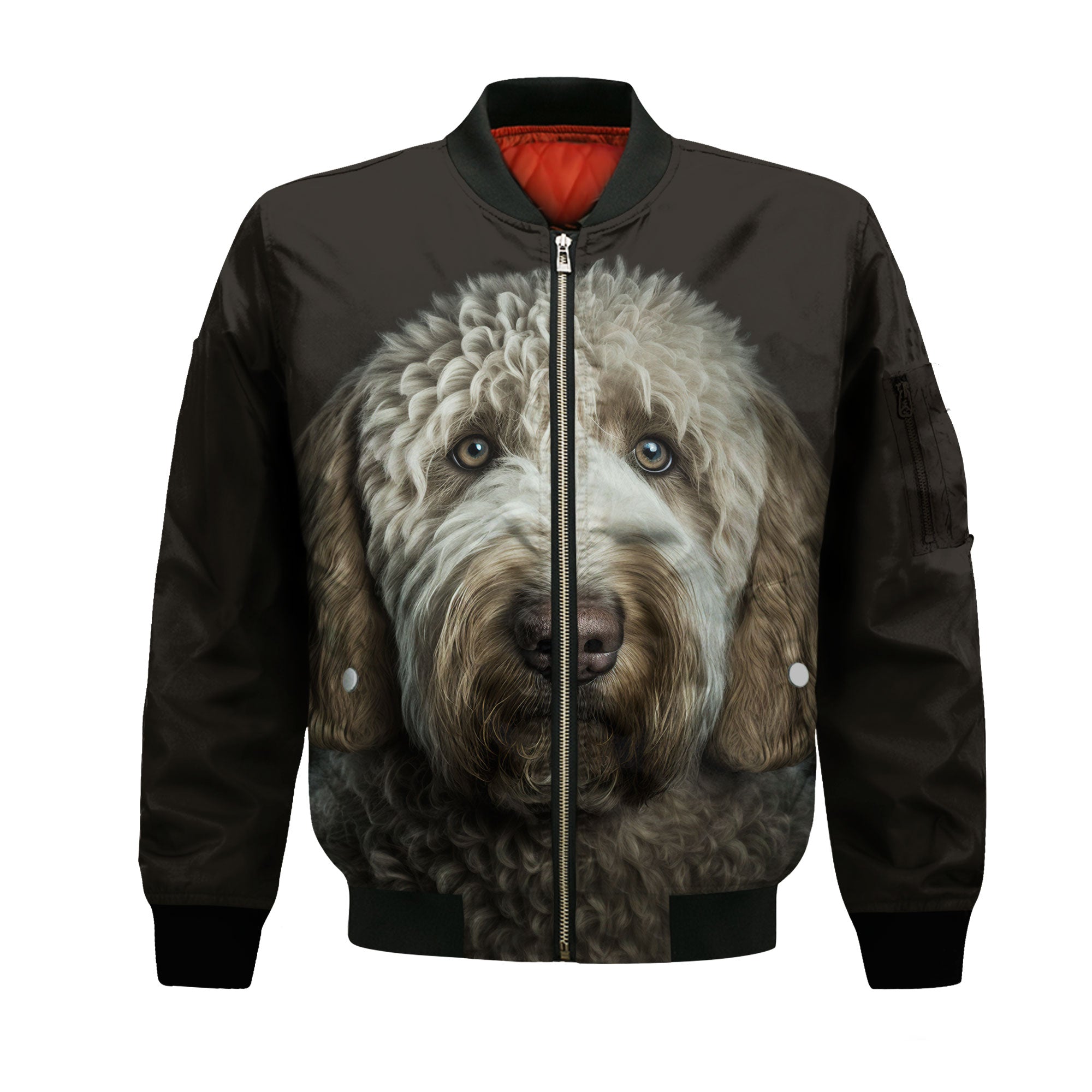 Labradoodle AI - Unisex 3D Graphic Bomber Jacket