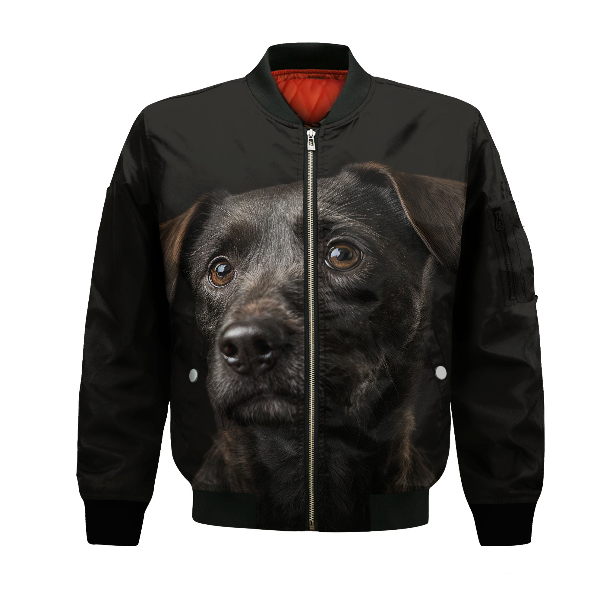 Patterdale Terrier AI - Unisex 3D Graphic Bomber Jacket