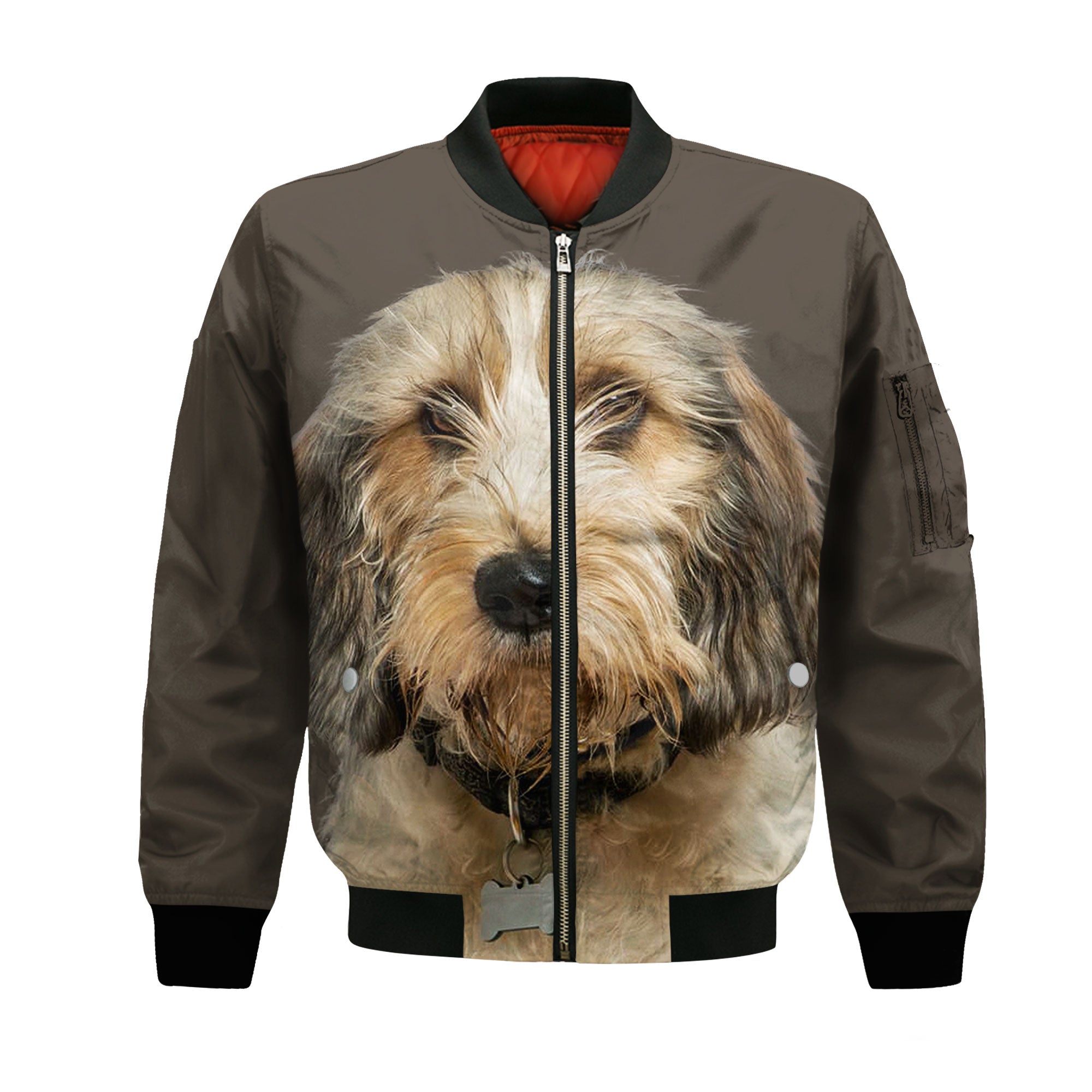 Petit Basset Griffon Vendéen - Unisex 3D Graphic Bomber Jacket