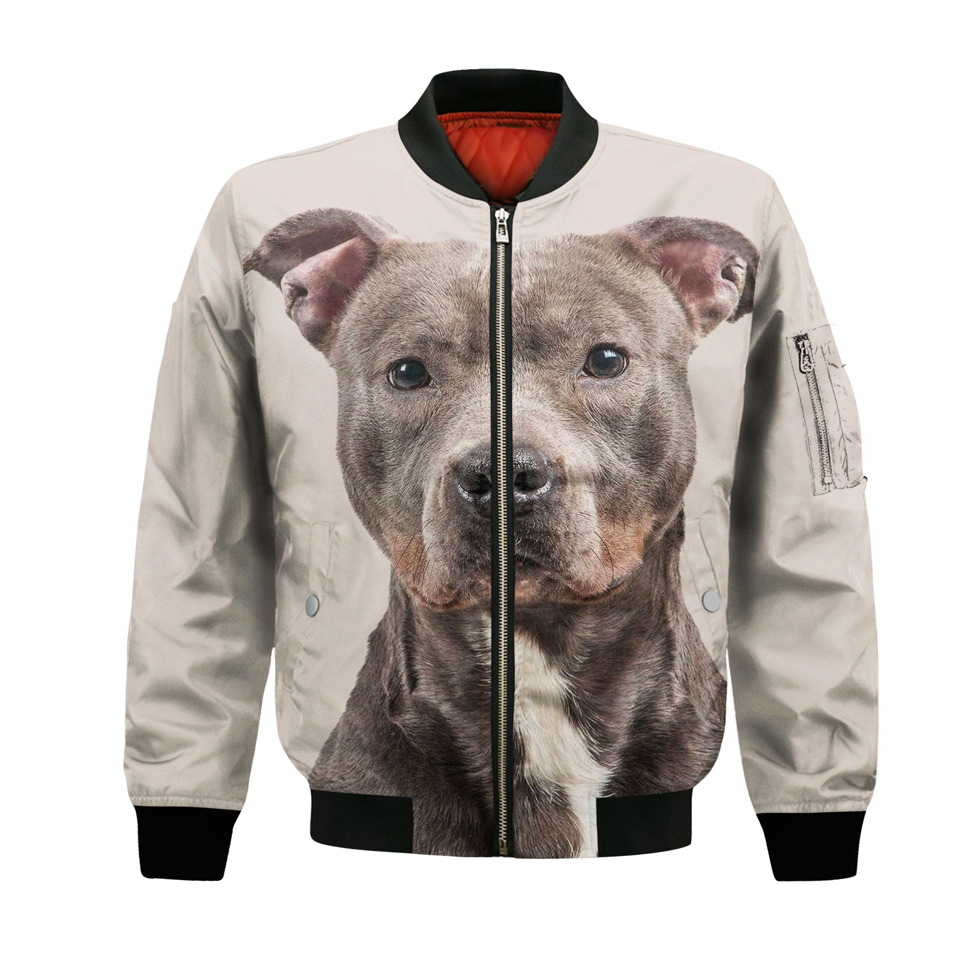 Pitbull - Unisex 3D Graphic Bomber Jacket