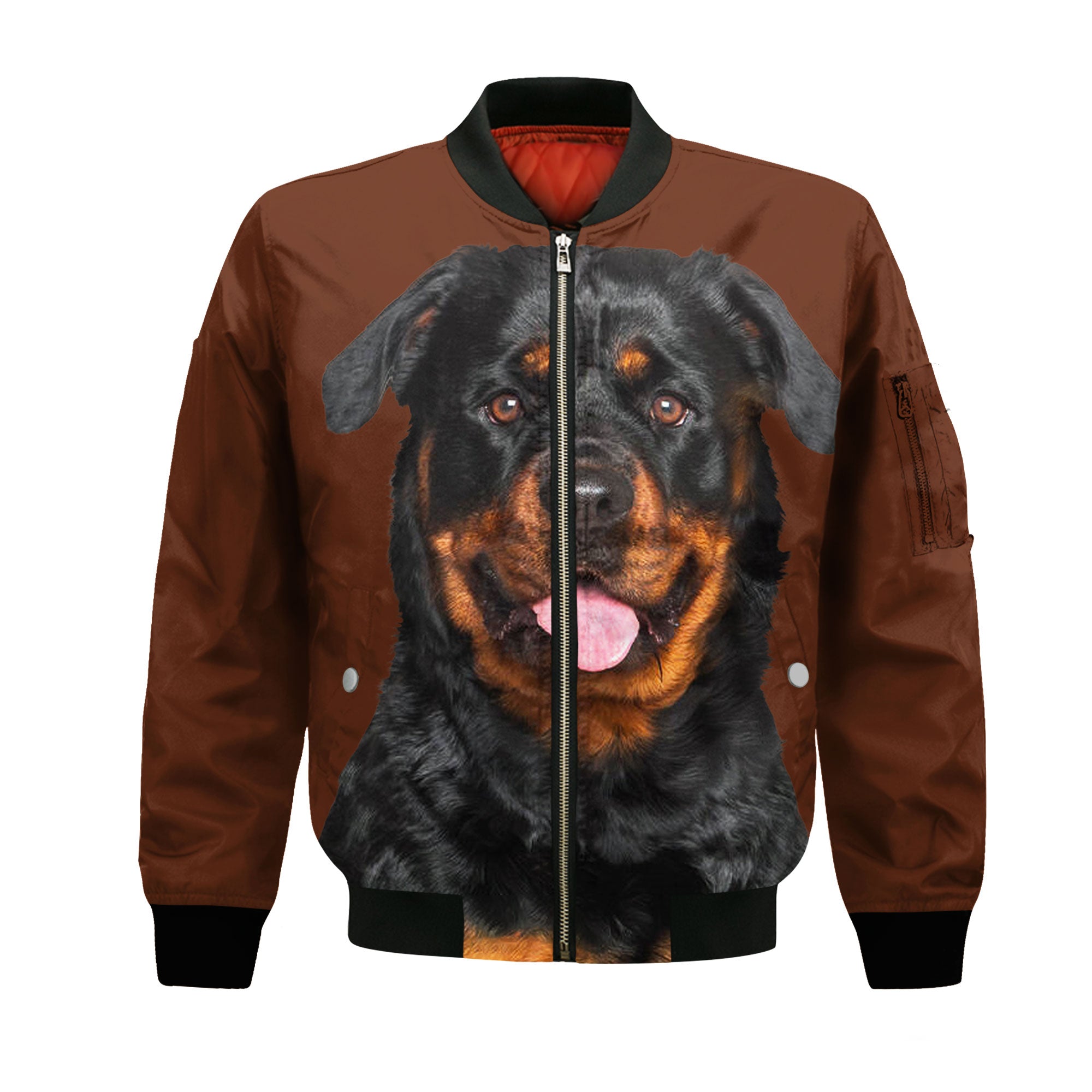 Rottweiler - Unisex 3D Graphic Bomber Jacket