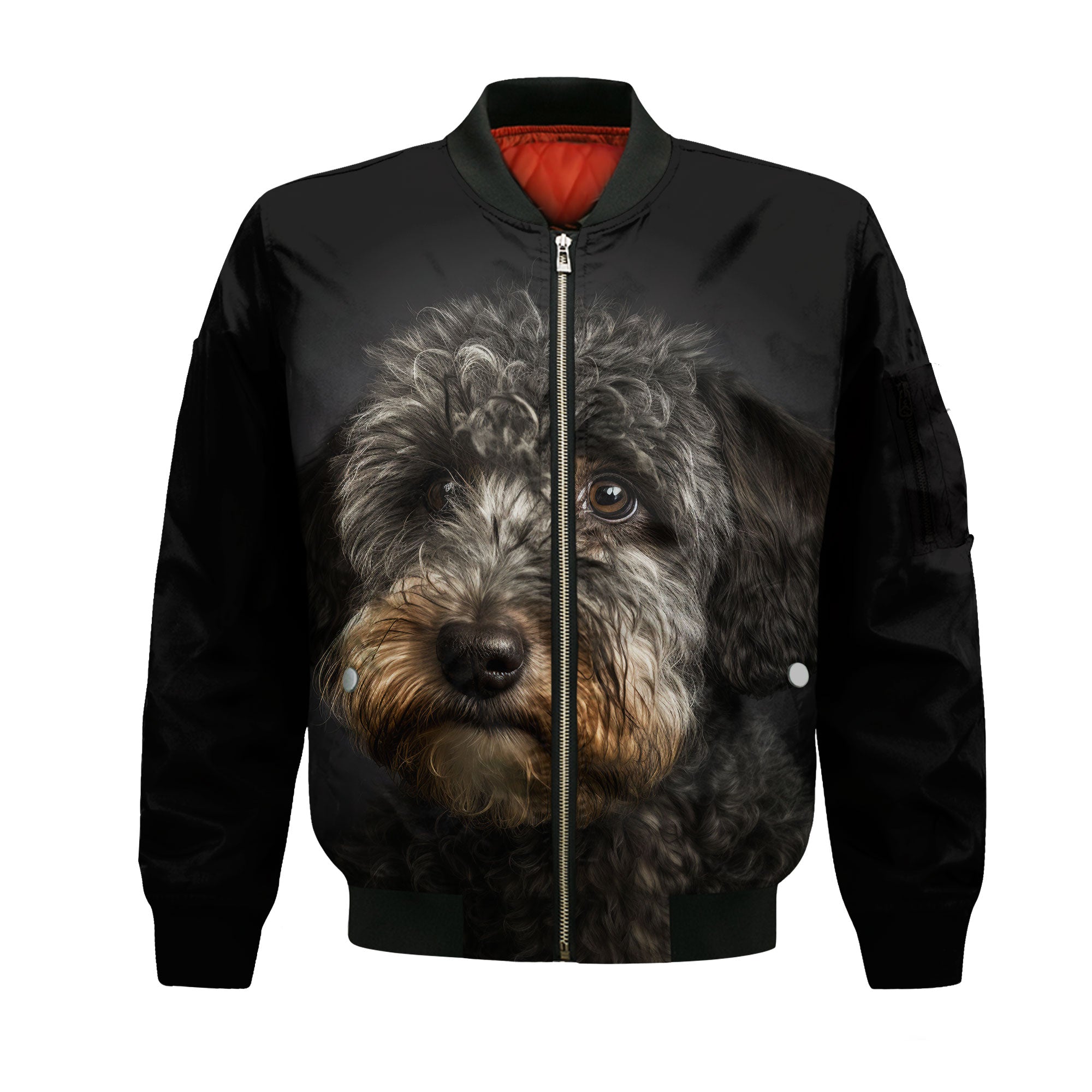 Schnoodle AI - Unisex 3D Graphic Bomber Jacket