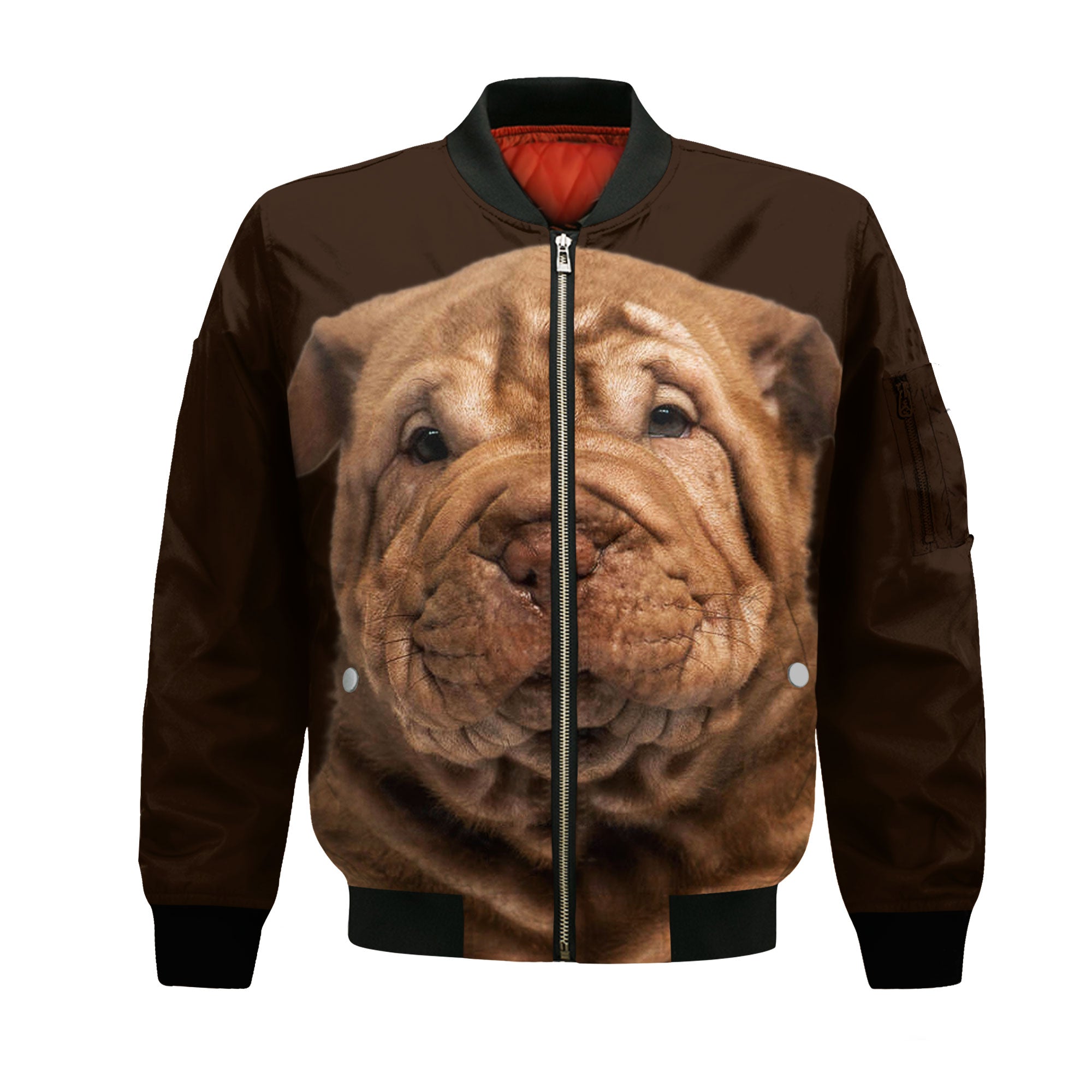 Shar Pei - Unisex 3D Graphic Bomber Jacket