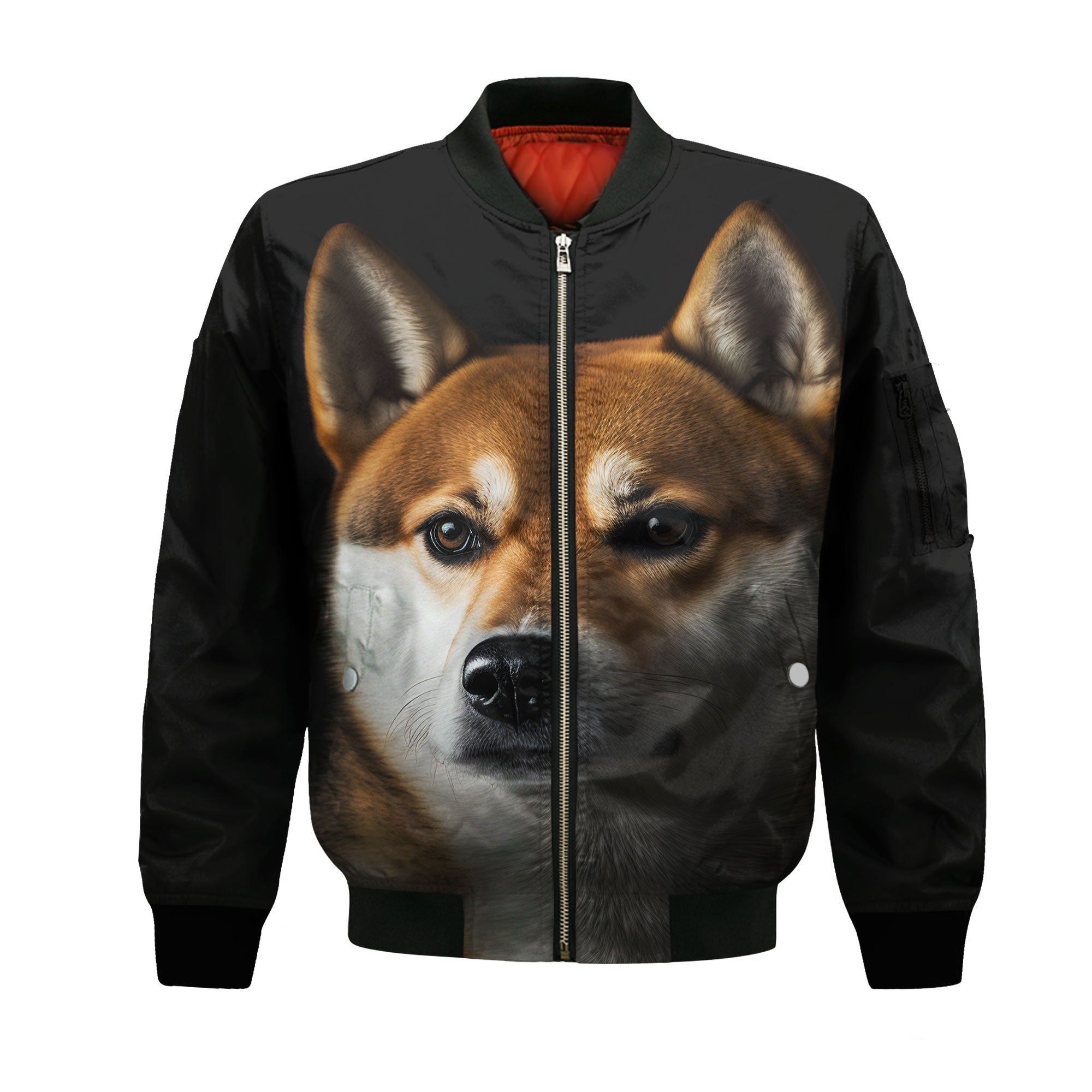 Shiba Inu AI - Unisex 3D Graphic Bomber Jacket