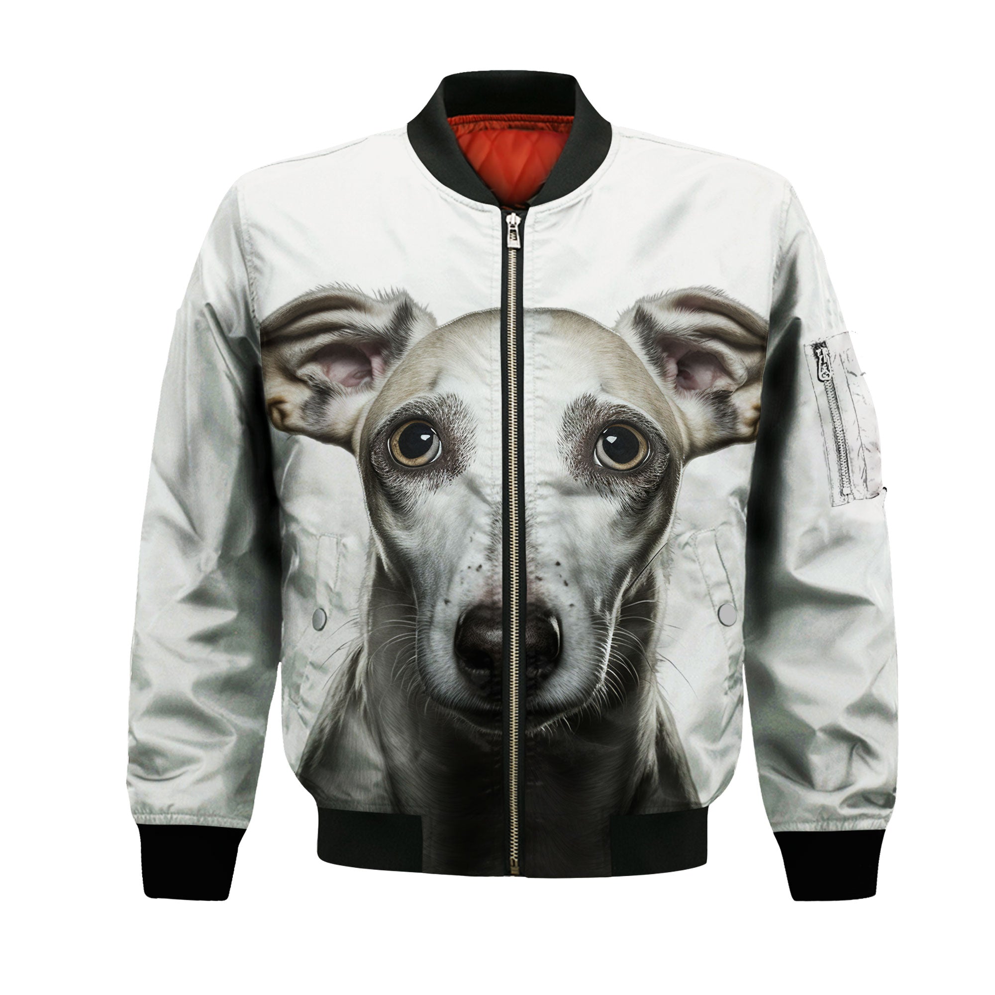 Whippet AI - Unisex 3D Graphic Bomber Jacket