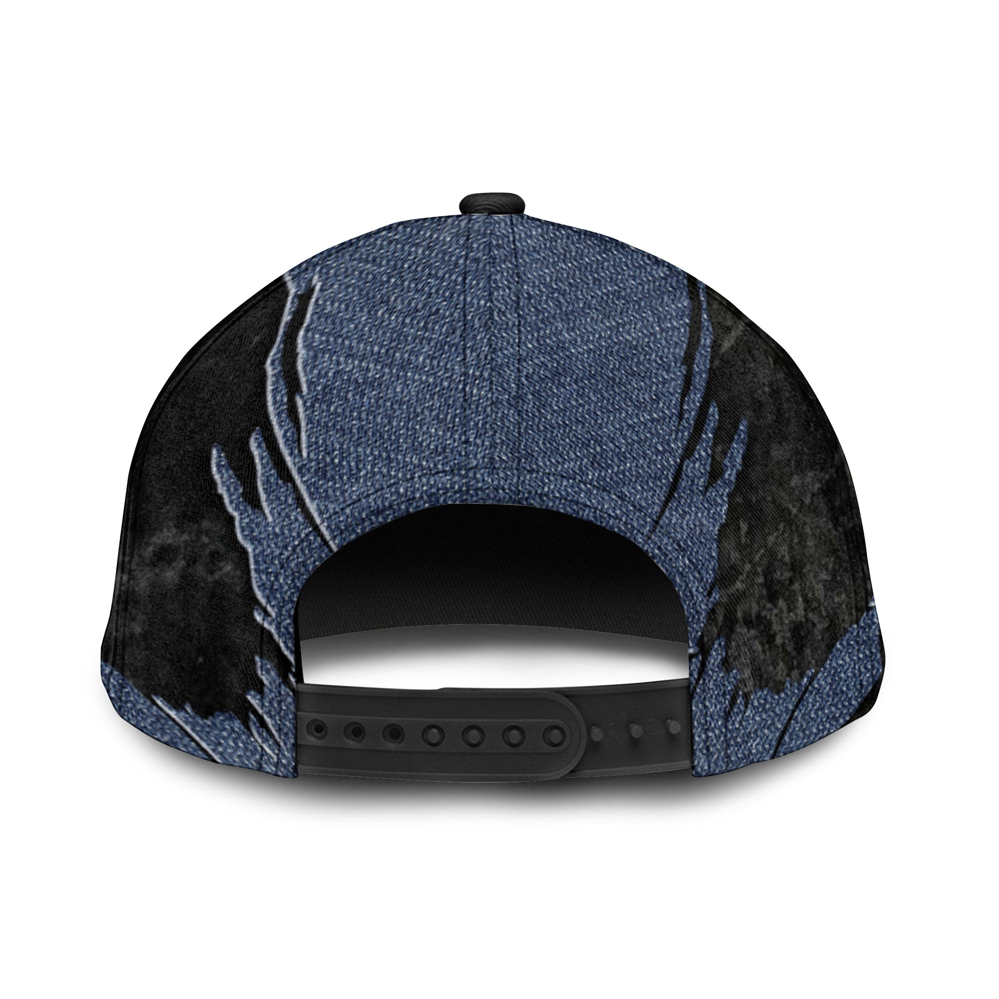 Yorkshire Terrier - Jean Background Custom Name Cap