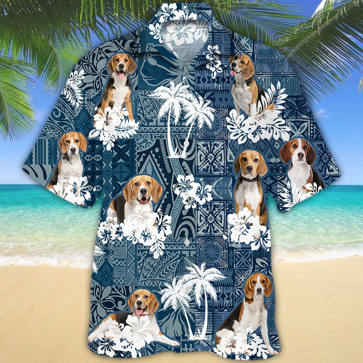 Beagle Hawaiian Shirt TD01