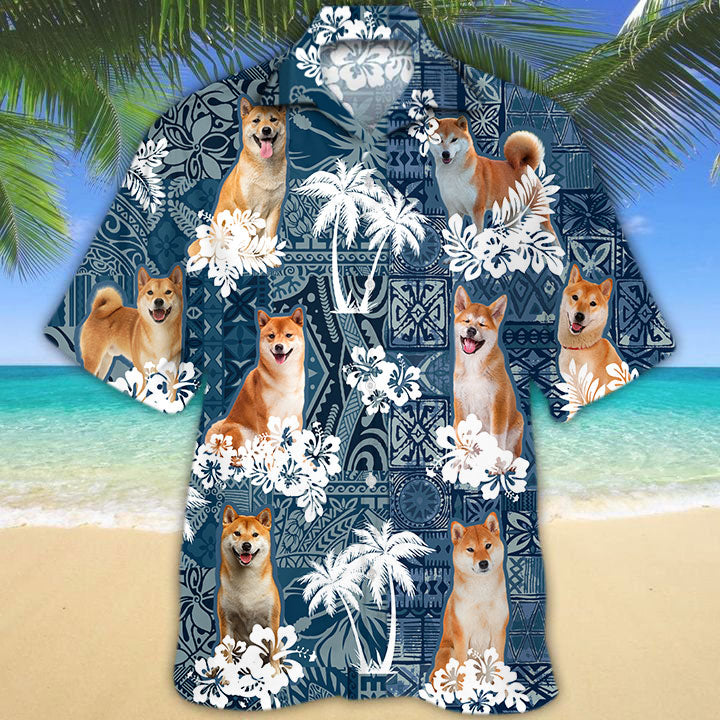Shiba Inu Hawaiian Shirt TD01