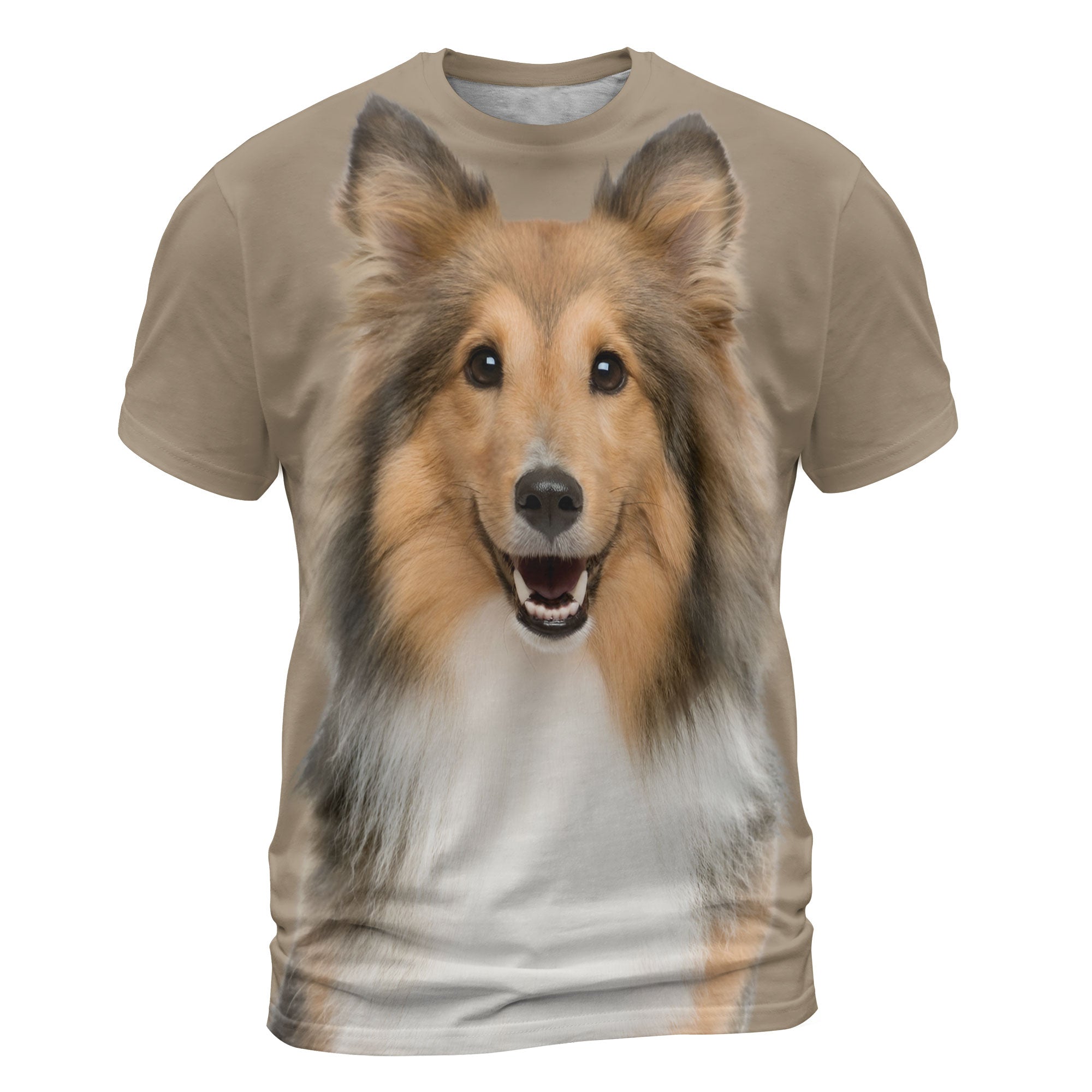 Shetland Sheepdog - 3D Graphic T-Shirt