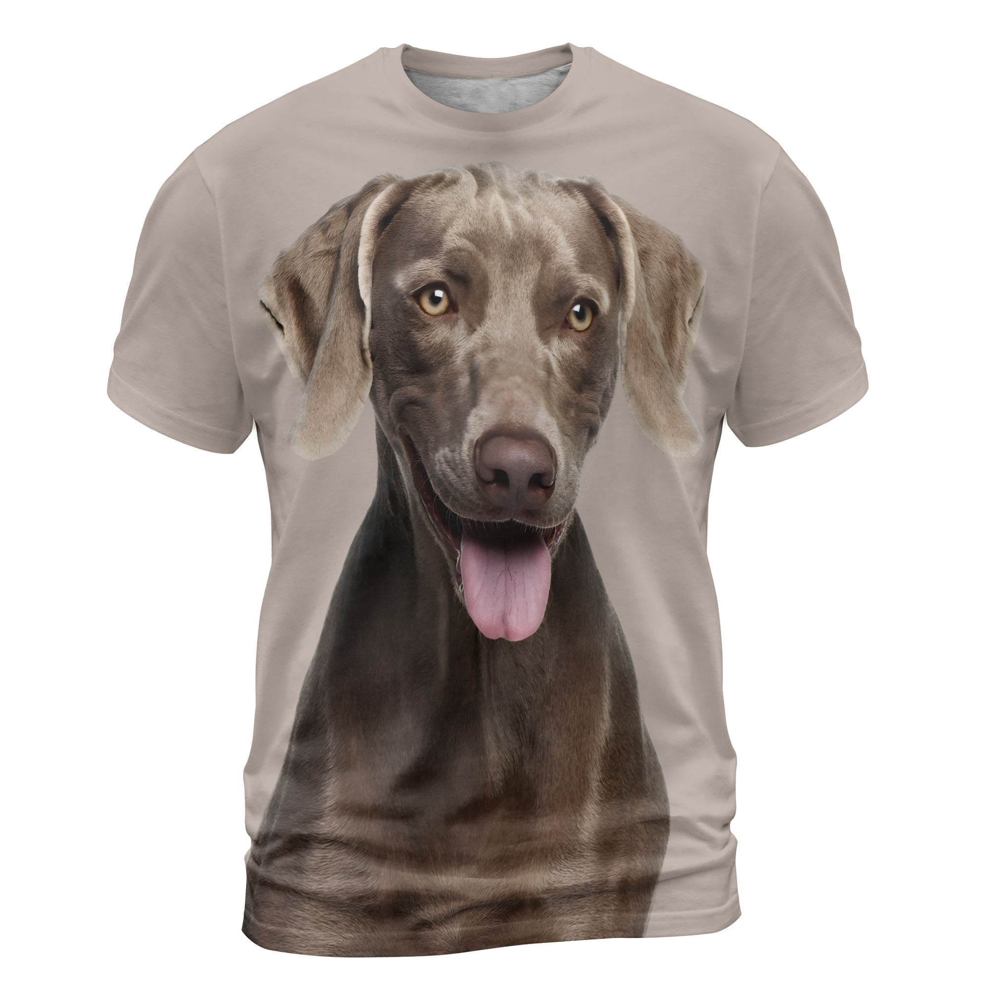 Weimaraner Happy - 3D Graphic T-Shirt
