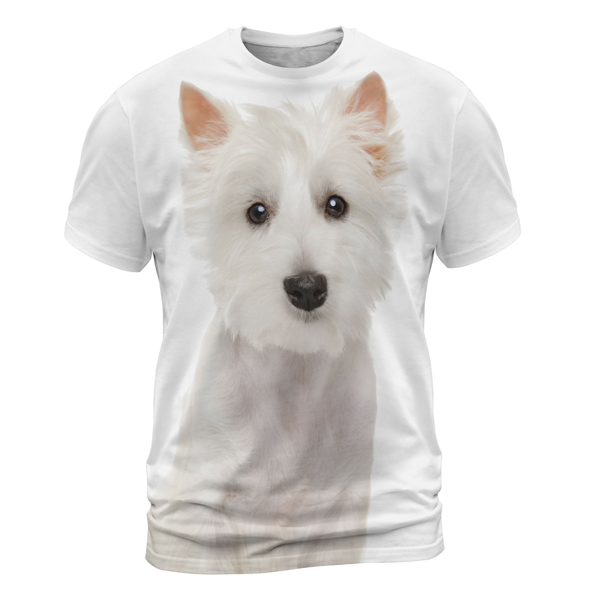 West Highland Terrier Westie - 3D Graphic T-Shirt