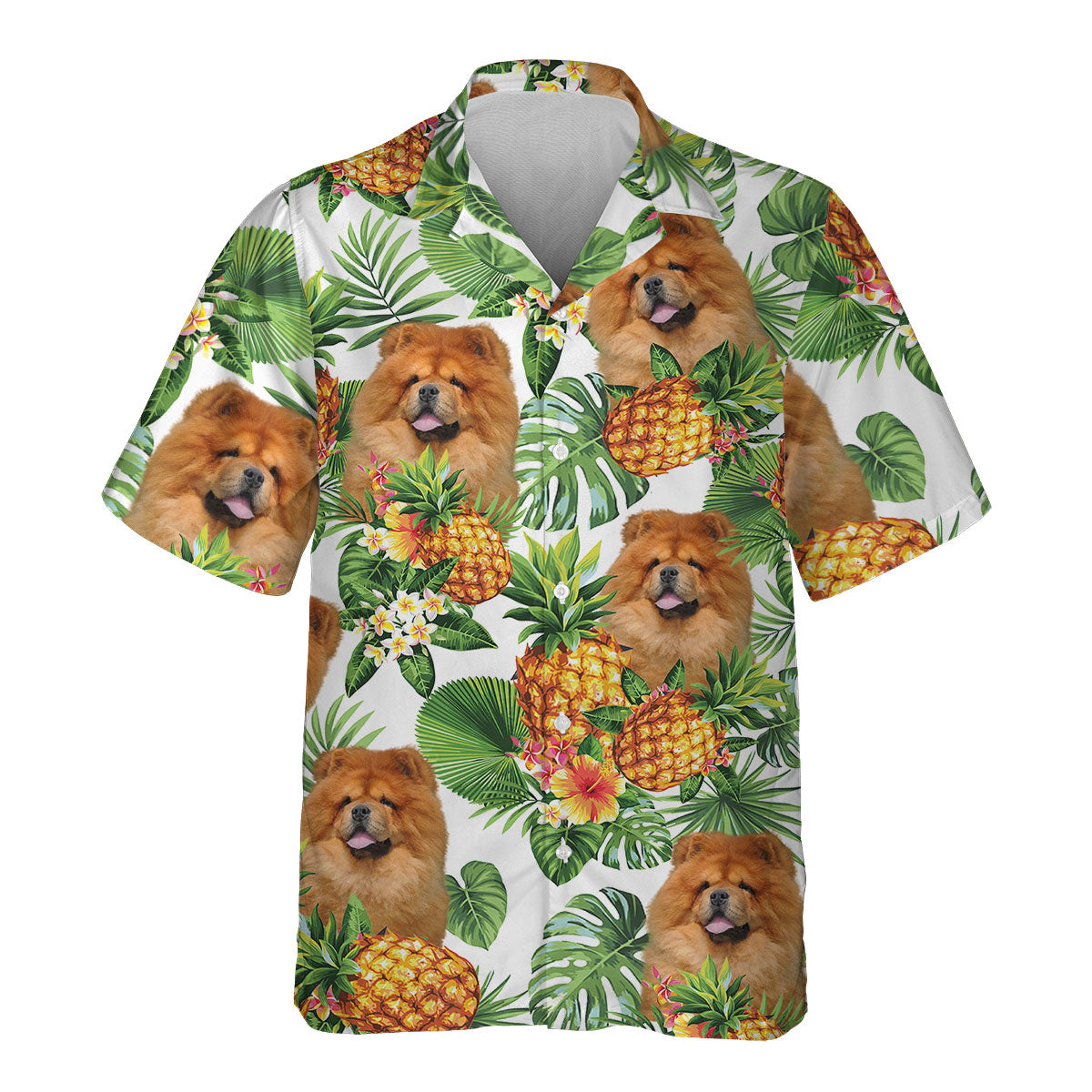 Chow Chow - Tropical Pattern Hawaiian Shirt