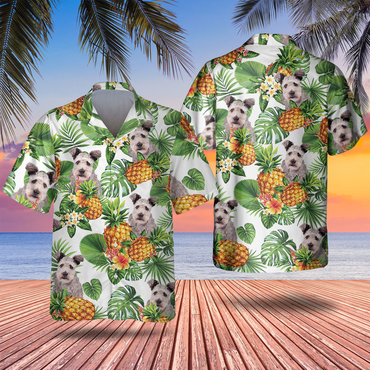 Pumi Dog - Tropical Pattern Hawaiian Shirt