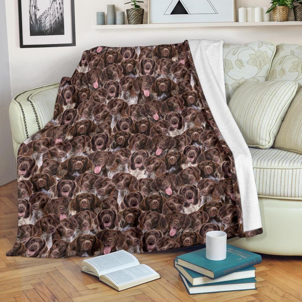 Munsterlander Full Face Blanket