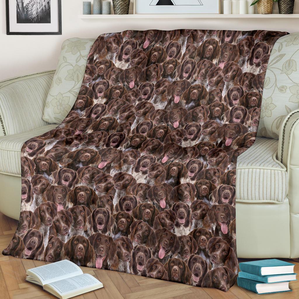 Munsterlander Full Face Blanket