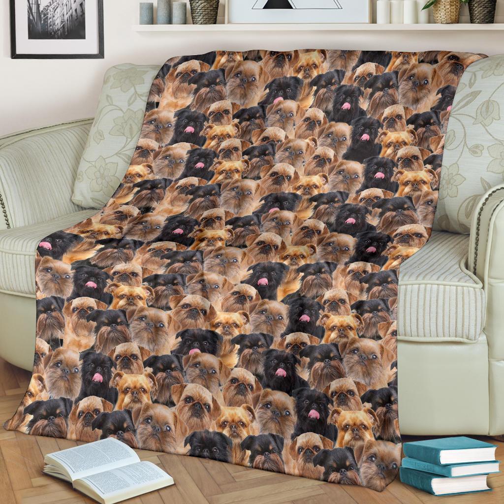Griffon Bruxellois Full Face Blanket