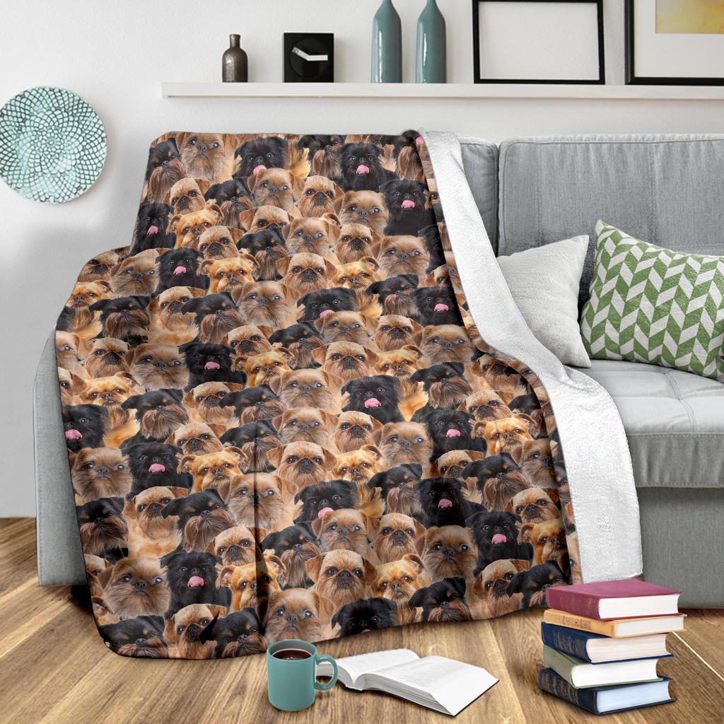Griffon Bruxellois Full Face Blanket