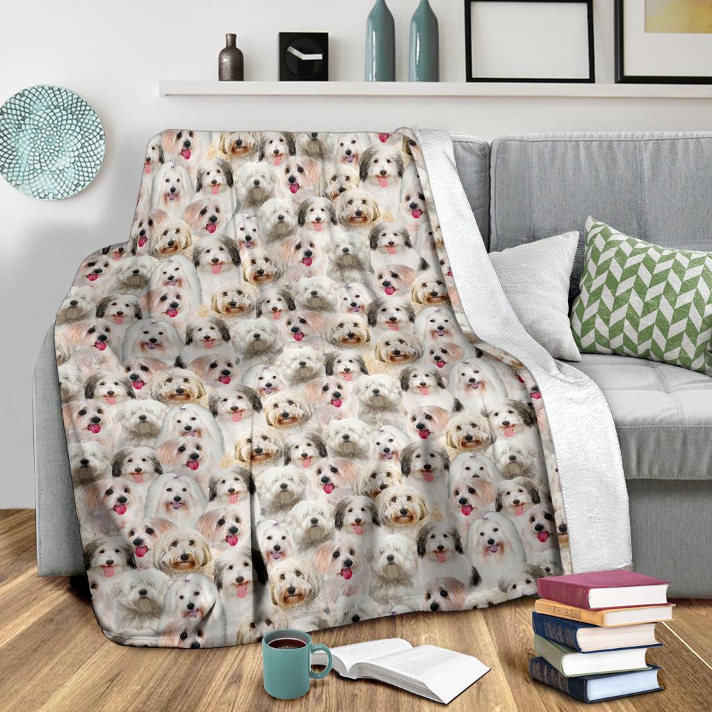 Coton De Tulear Full Face Blanket