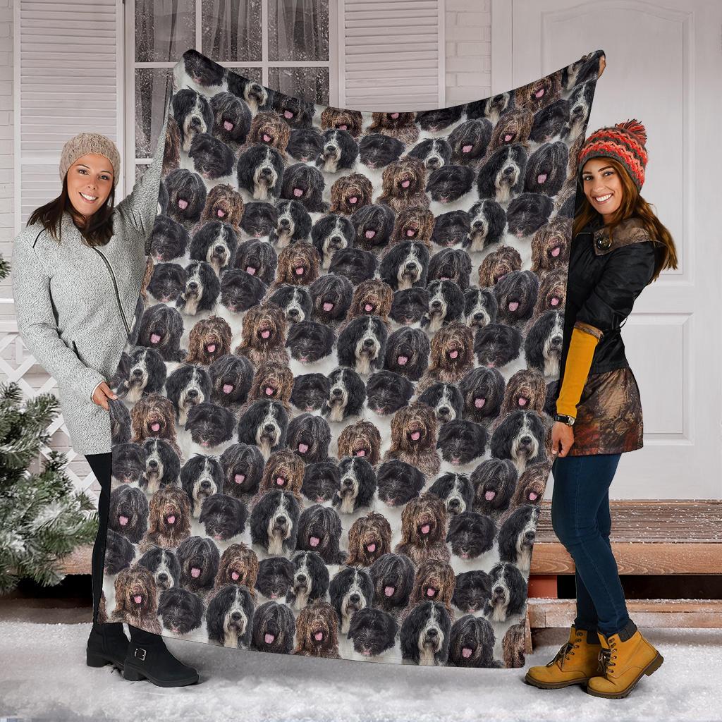 Schapendoes Full Face Blanket