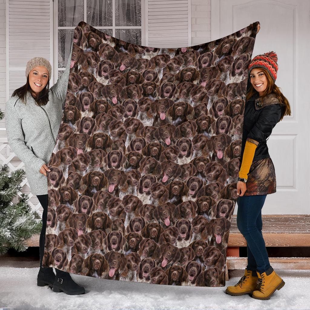 Munsterlander Full Face Blanket