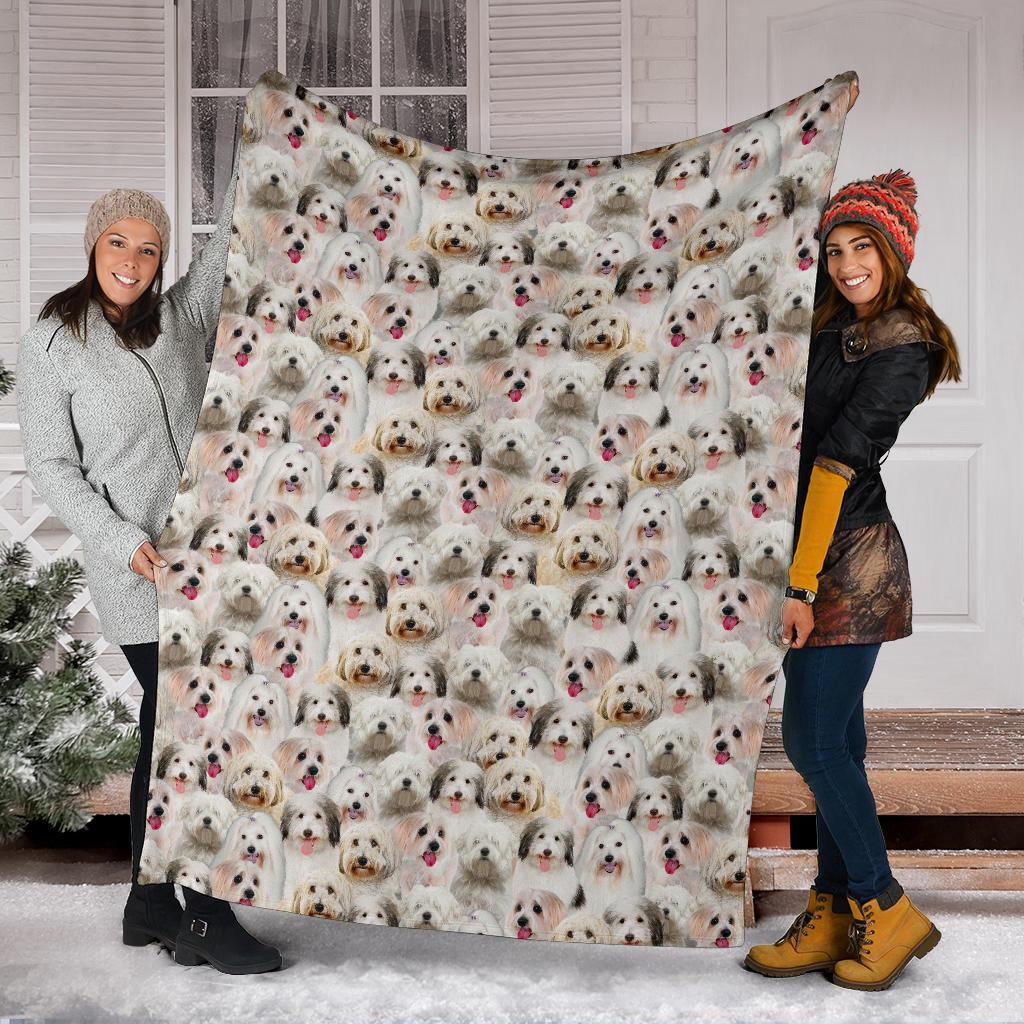 Coton De Tulear Full Face Blanket