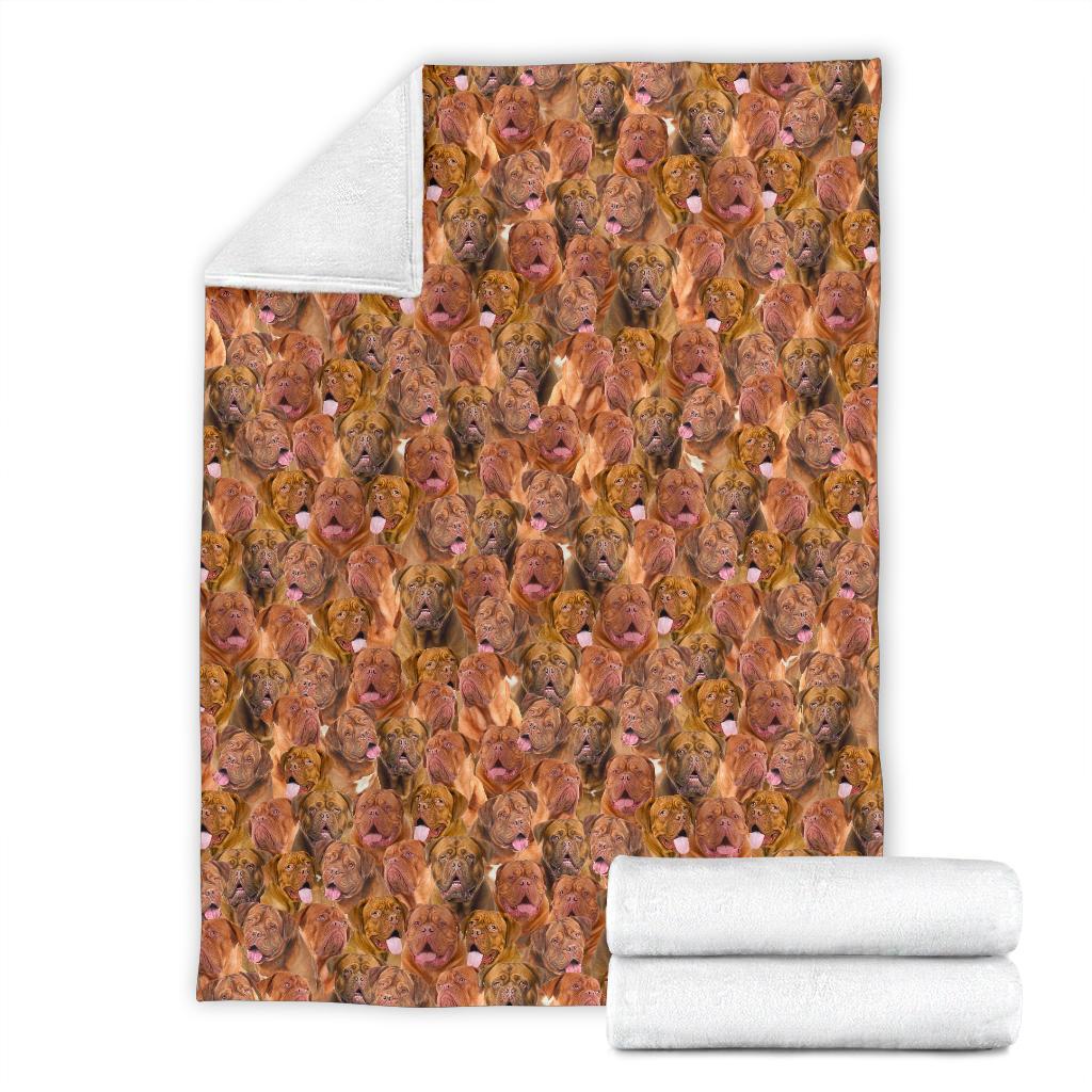 Dogue De Bordeaux Full Face Blanket