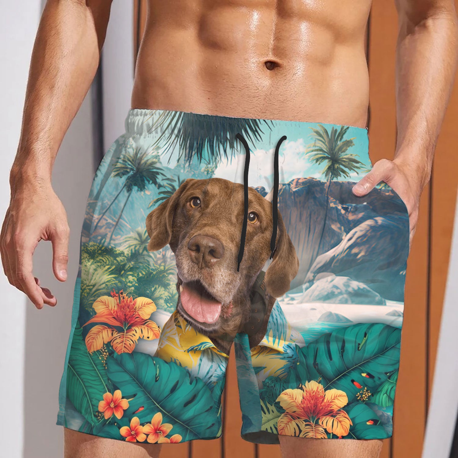 Chesapeake Bay - 3D Men's Beach Short