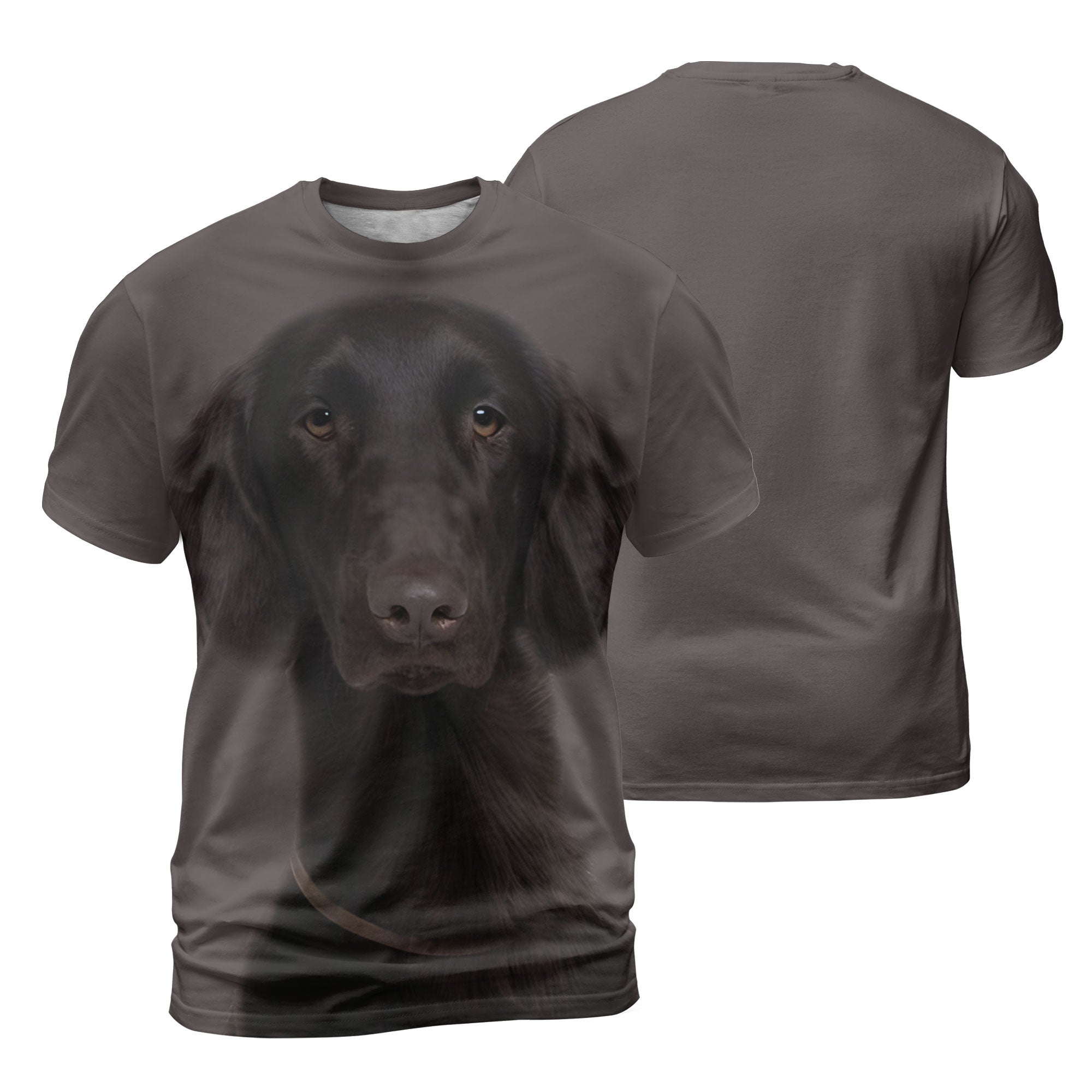 Flat Coated Retriever- 3D Graphic T-Shirt