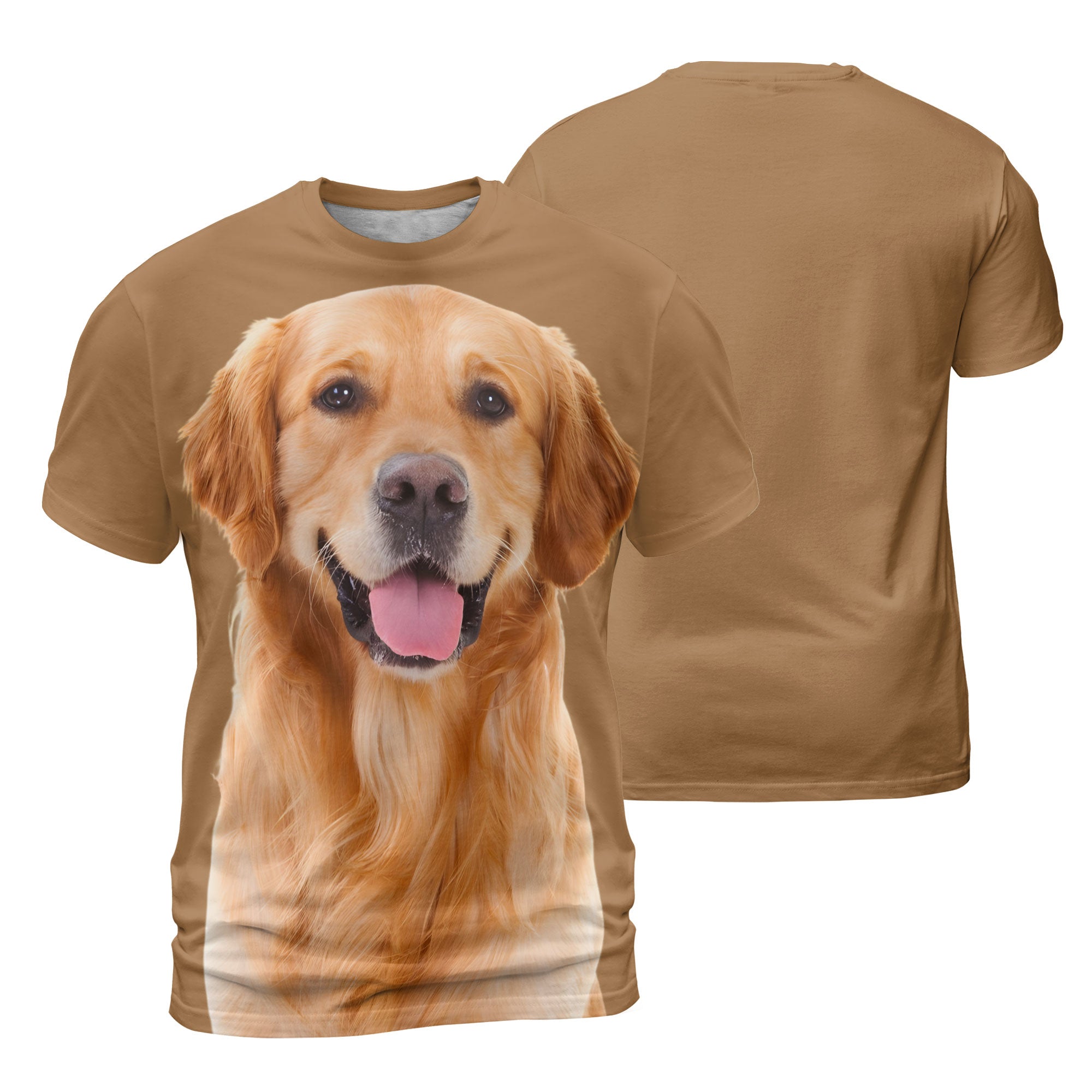 Golden Retriever 2 - 3D Graphic T-Shirt