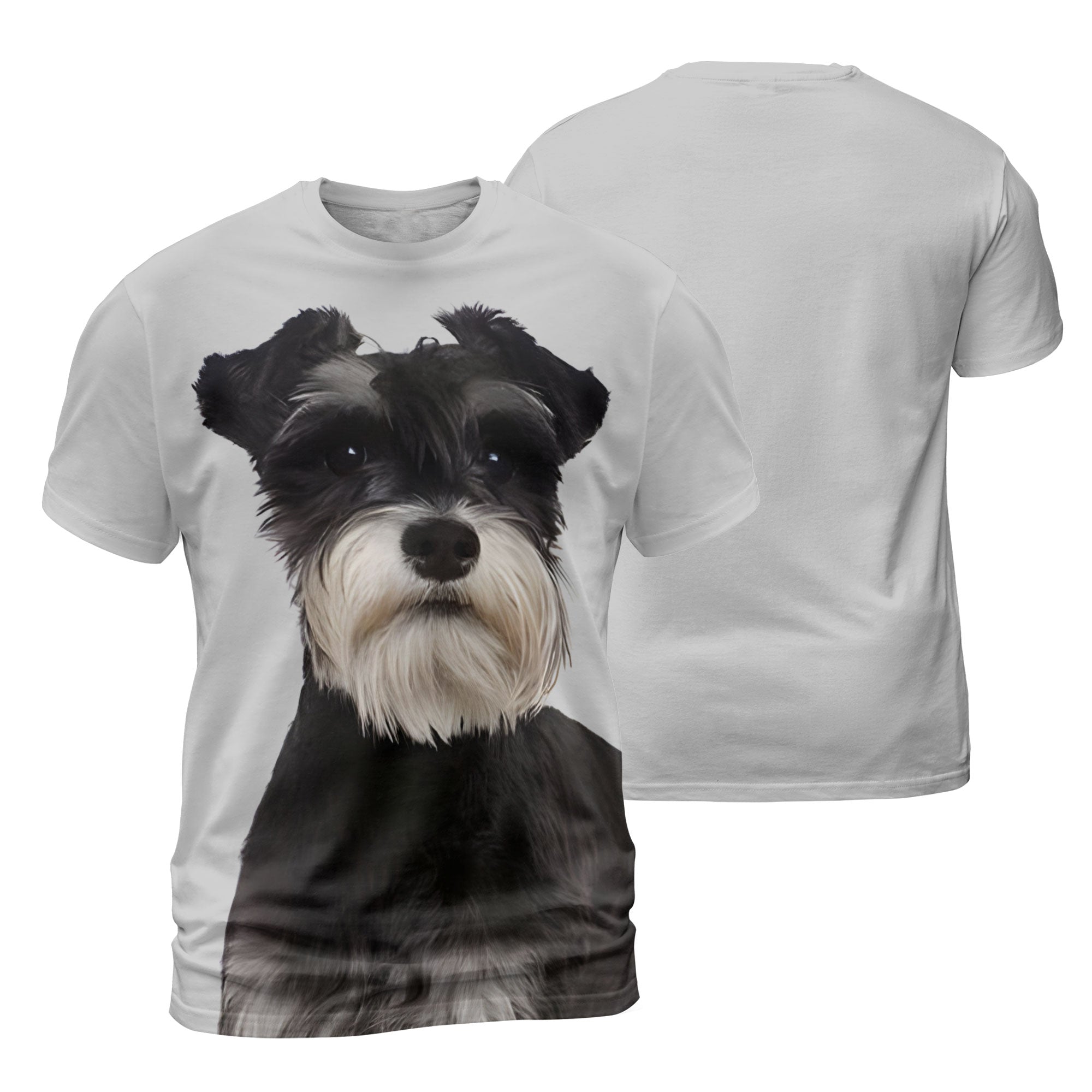Miniature Schnauzer 2- 3D Graphic T-Shirt