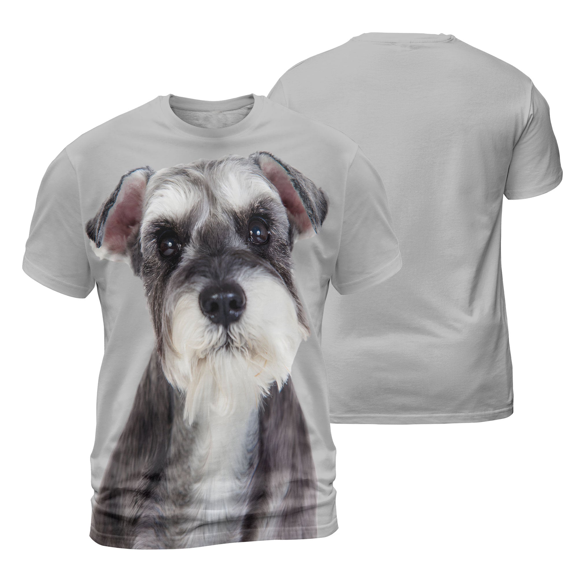Miniature Schnauzer- 3D Graphic T-Shirt