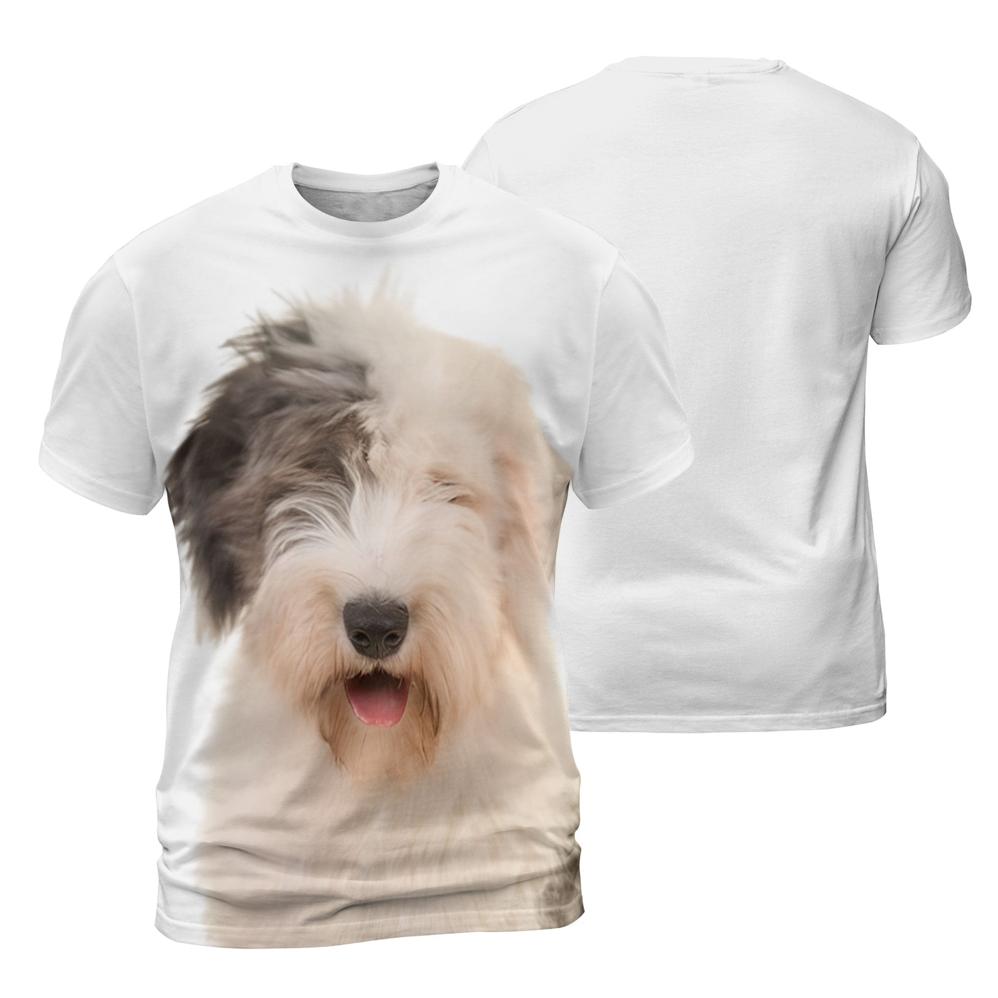 Old English Sheepdog 2 - 3D Graphic T-Shirt