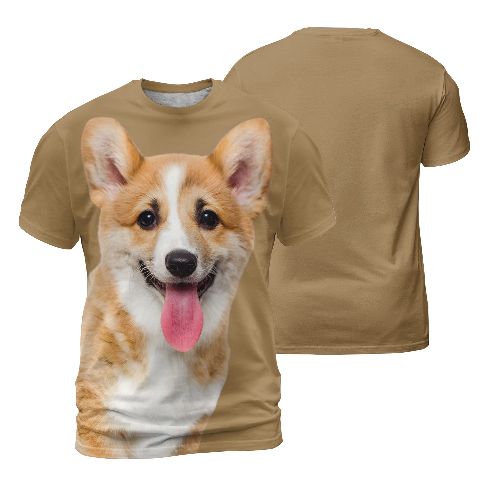 Pembroke Welsh Corgi 2 - 3D Graphic T-Shirt