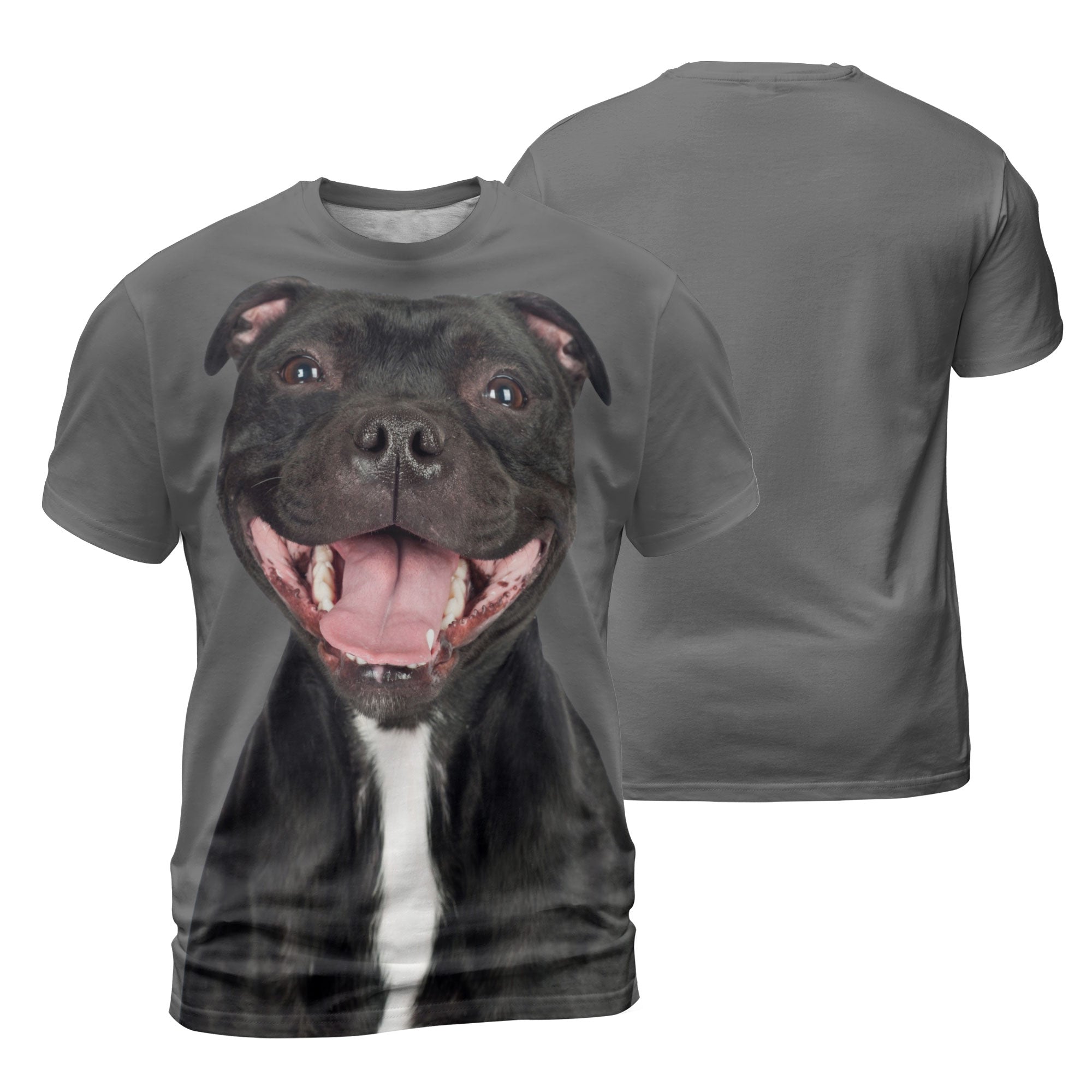 Staffordshire Bull Terrier 2 - 3D Graphic T-Shirt