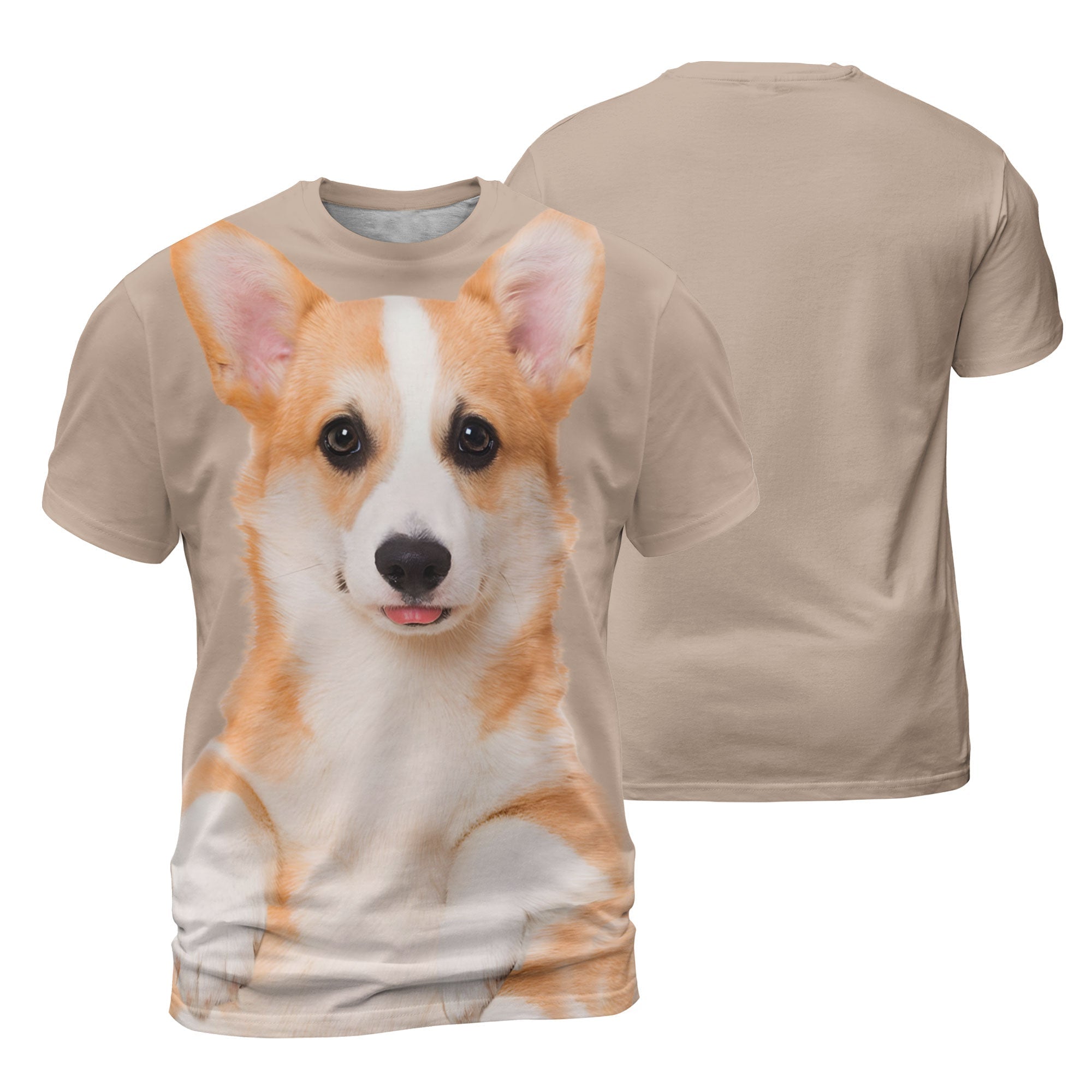 Welsh Corgi - 3D Graphic T-Shirt