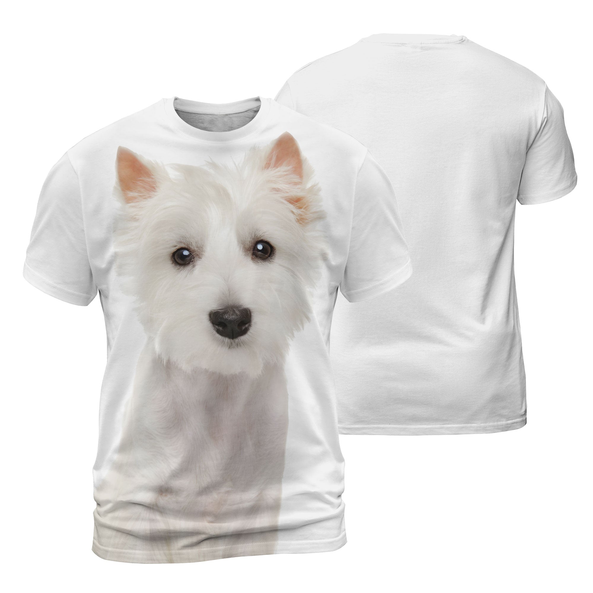 West Highland Terrier Westie - 3D Graphic T-Shirt