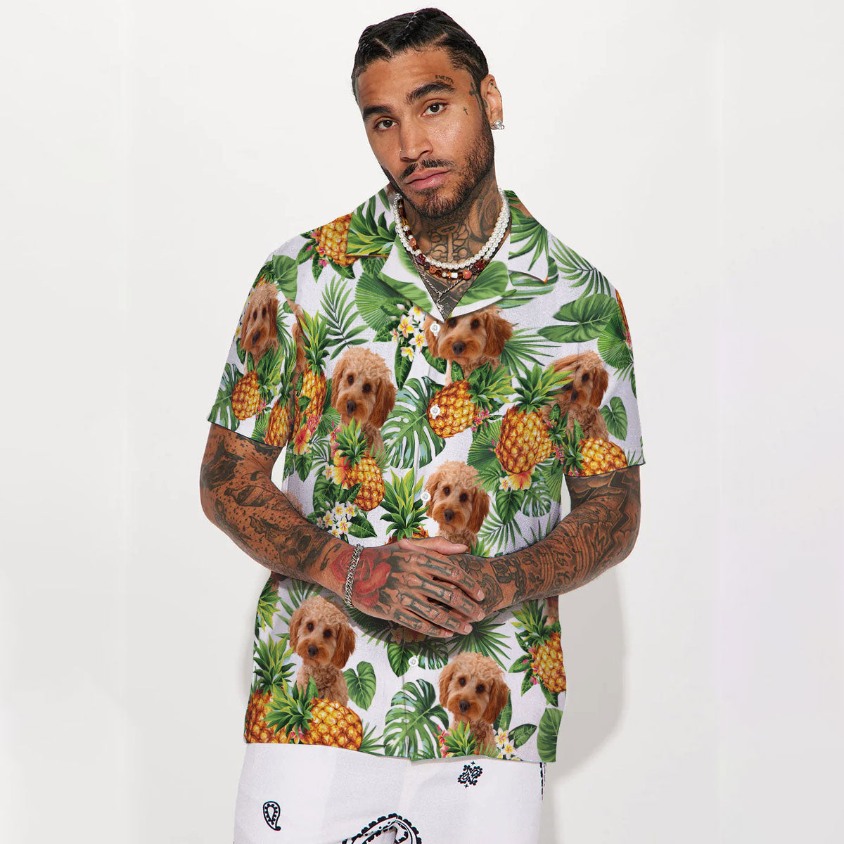 Cockapoo - Tropical Pattern Hawaiian Shirt