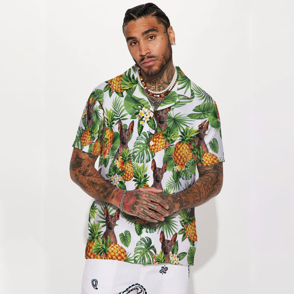 Peruvian Inca Orchid - Tropical Pattern Hawaiian Shirt